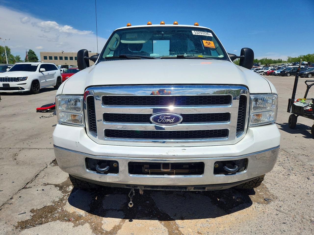 2006 Ford F350 Srw Super Duty White vin: 1FTWX31P96EA36669