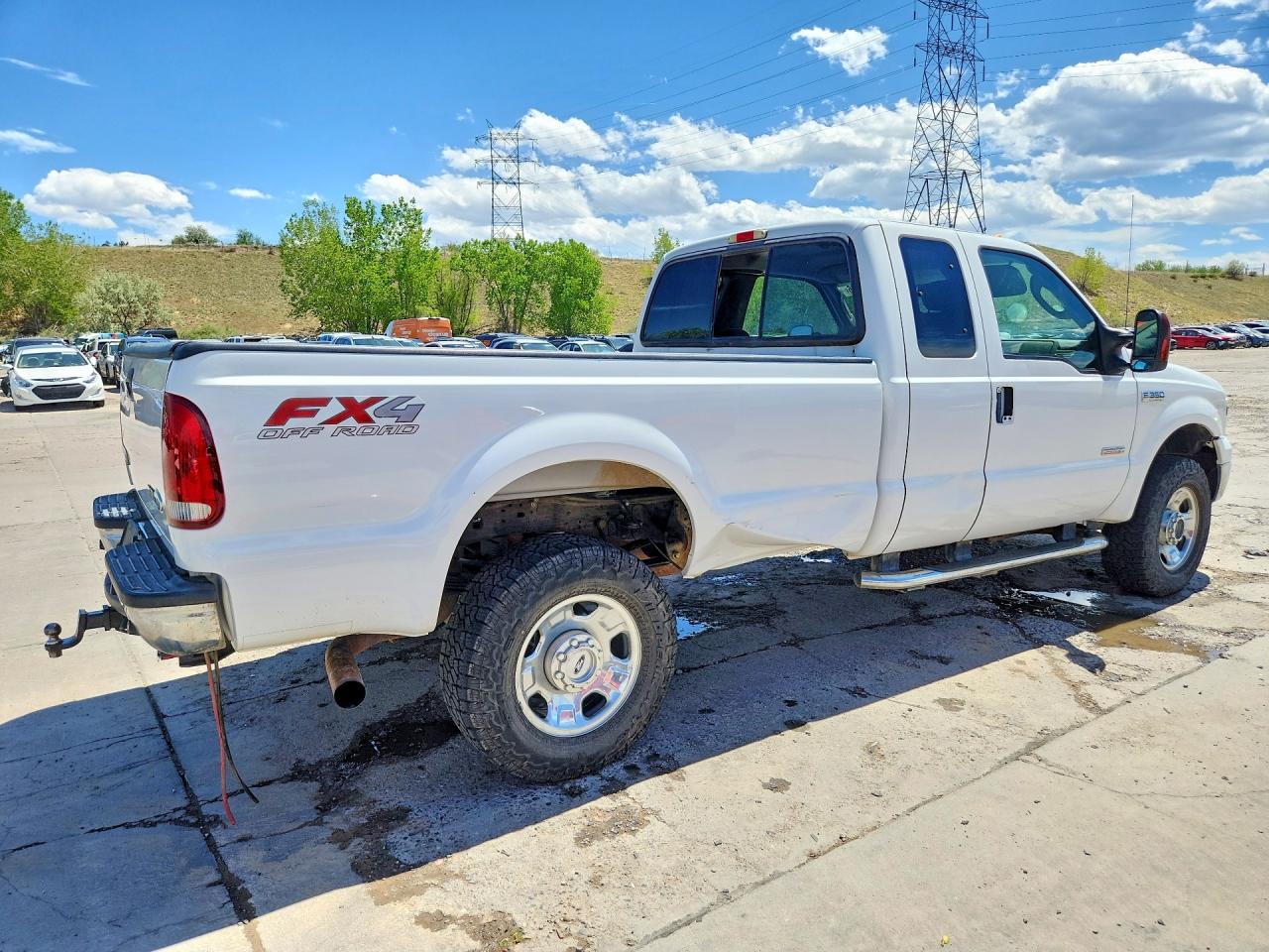 2006 Ford F350 Srw Super Duty White vin: 1FTWX31P96EA36669