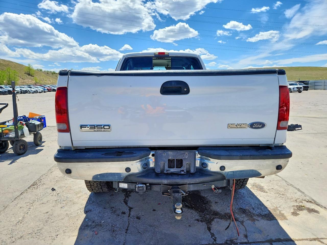 2006 Ford F350 Srw Super Duty White vin: 1FTWX31P96EA36669