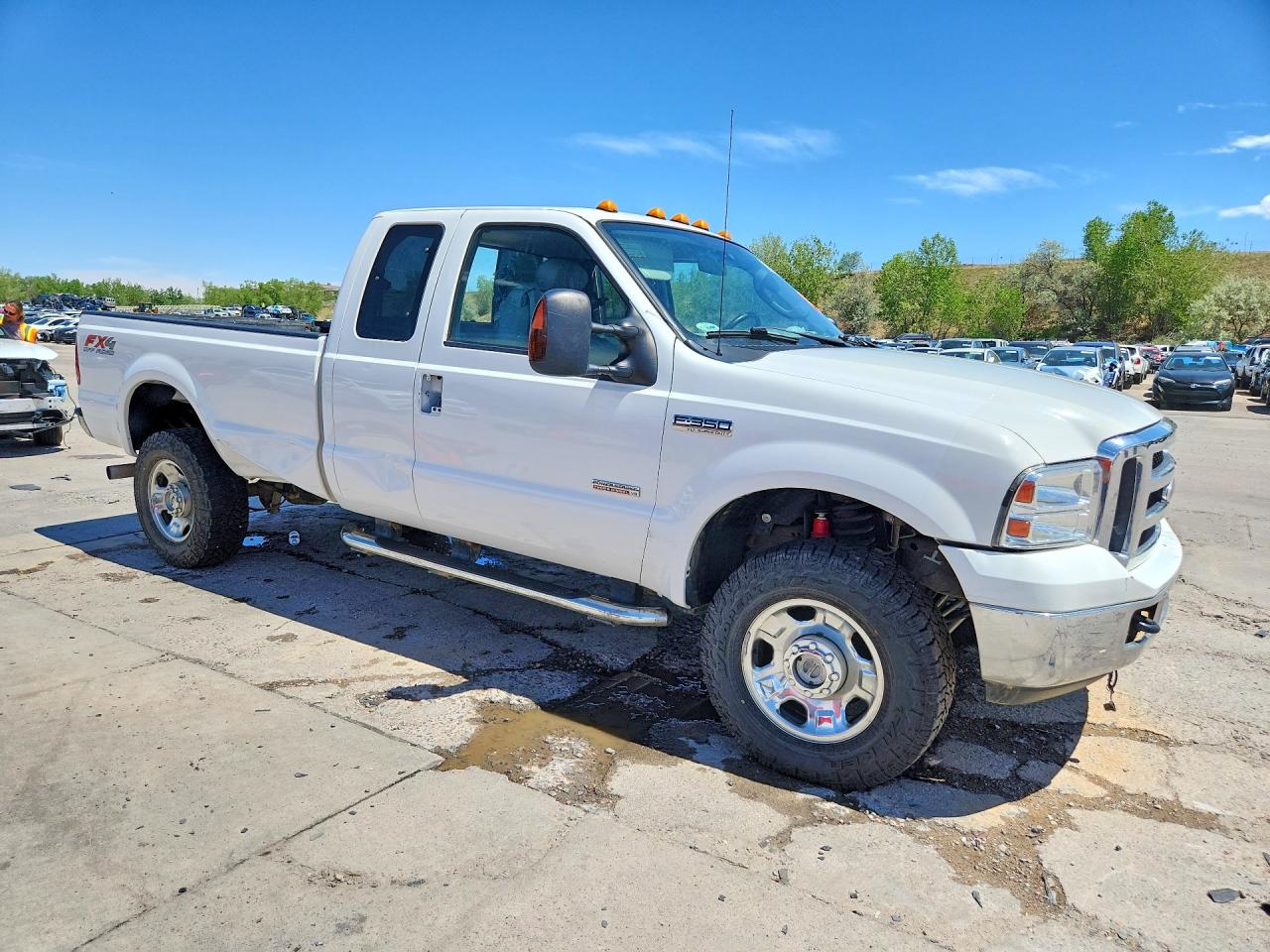 2006 Ford F350 Srw Super Duty White vin: 1FTWX31P96EA36669