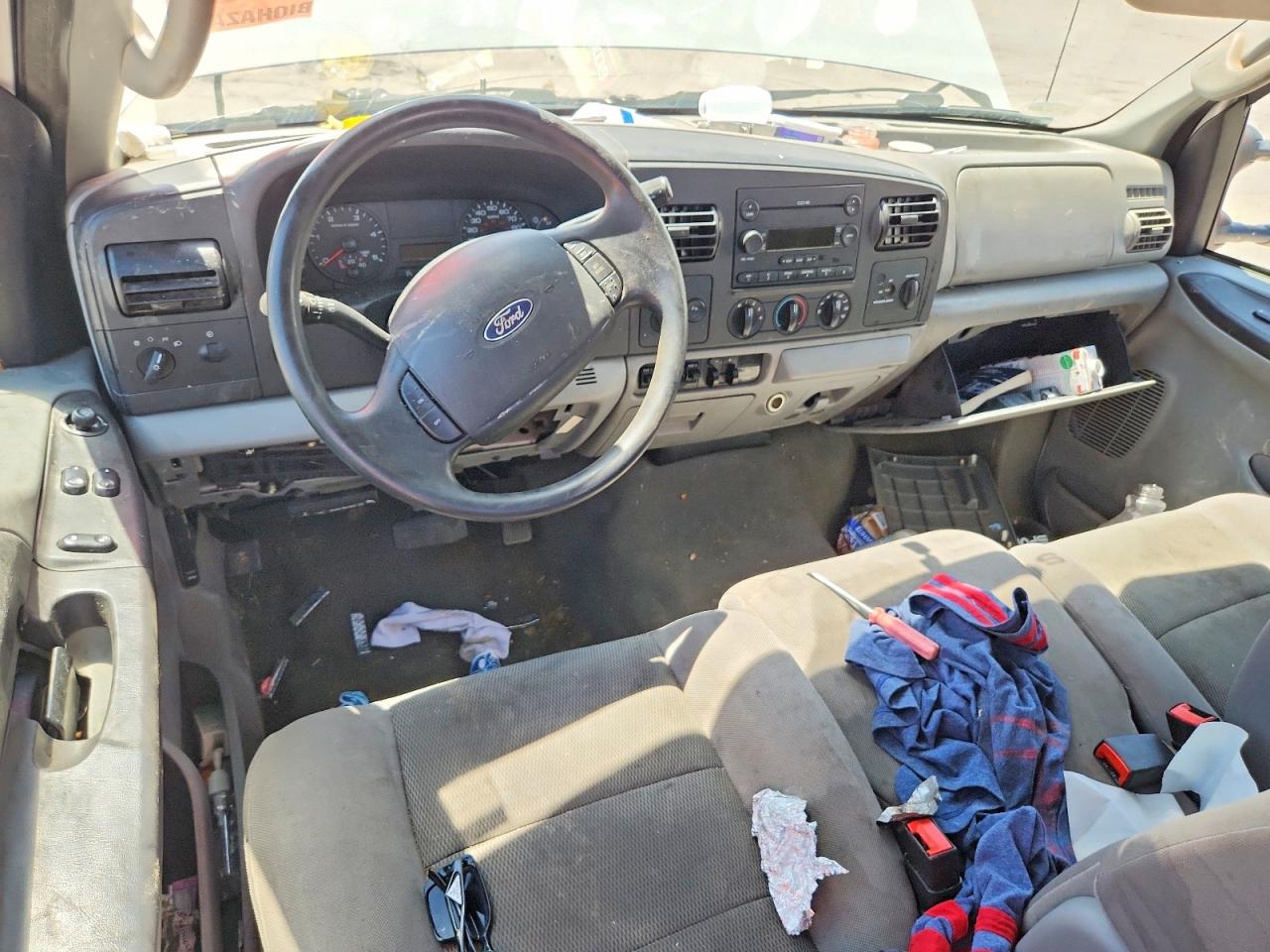 2006 Ford F350 Srw Super Duty White vin: 1FTWX31P96EA36669