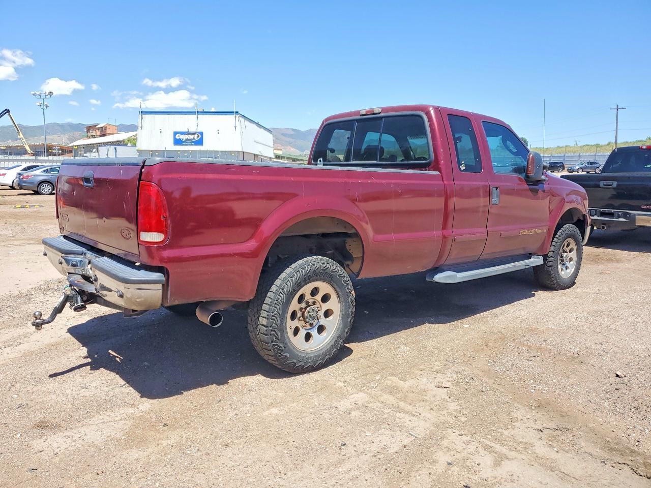 2006 Ford F350 Srw Super Duty Burgundy vin: 1FTWX31P96ED38527