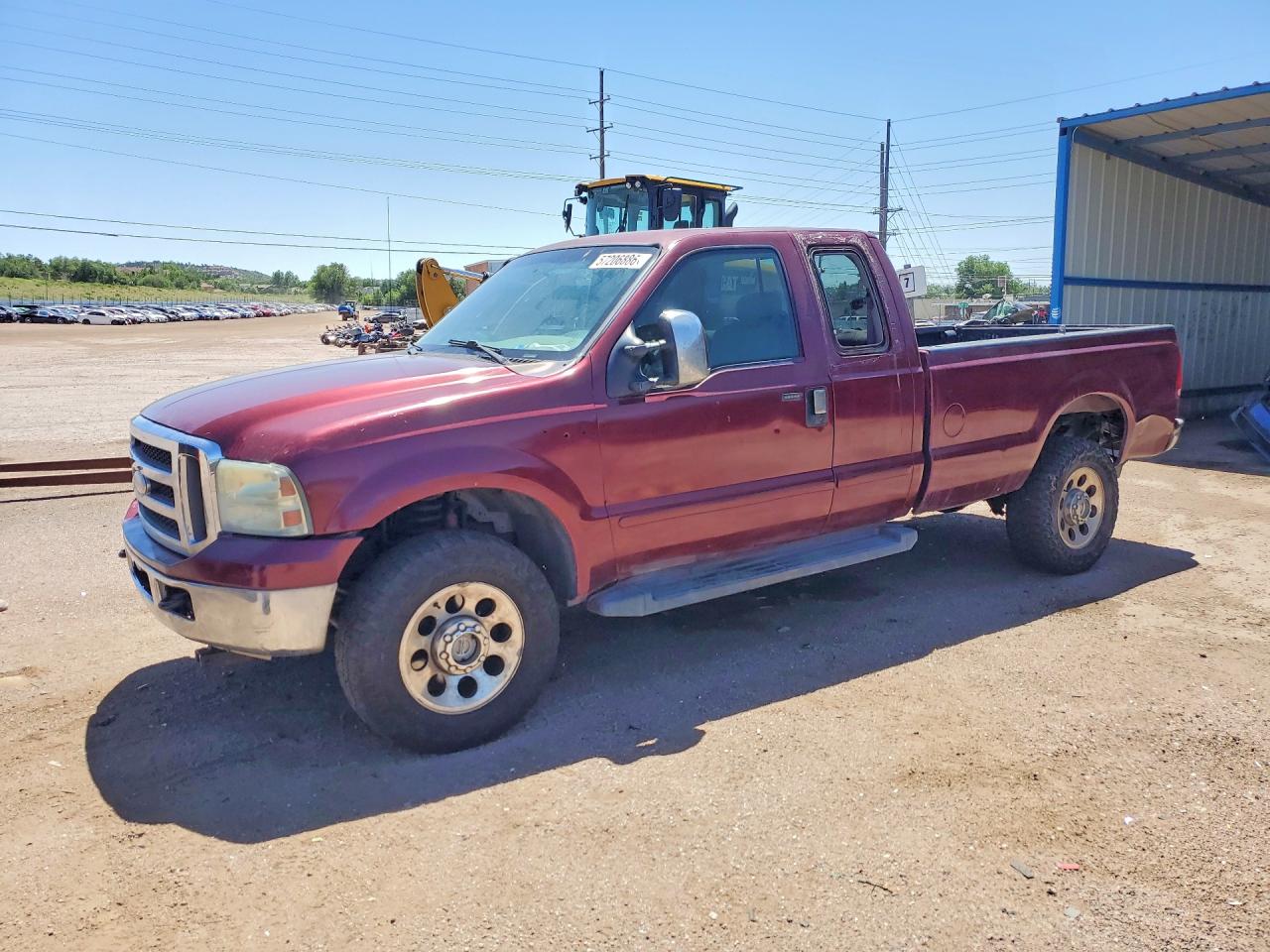 2006 Ford F350 Srw Super Duty Burgundy vin: 1FTWX31P96ED38527