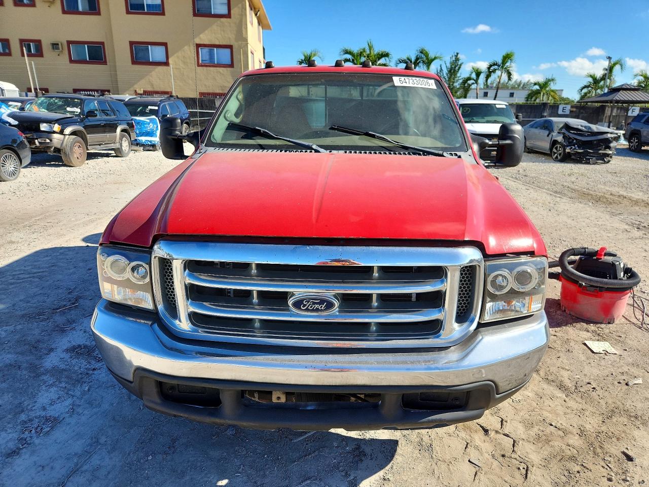 1999 Ford F350 Super Duty Красный vin: 1FTWX32F3XEA24203