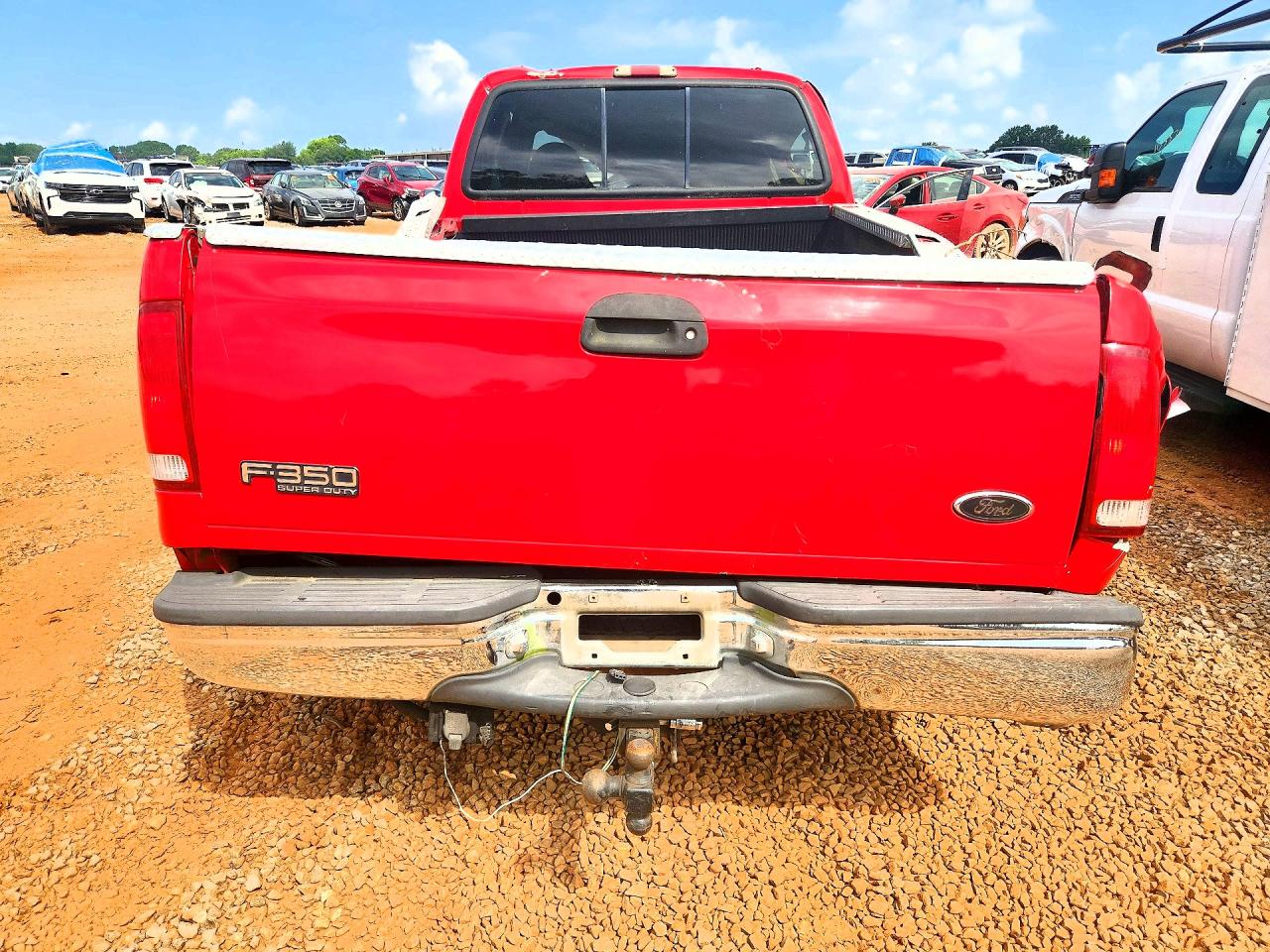 2000 Ford F350 Super Duty Red vin: 1FTWX32F4YED36029