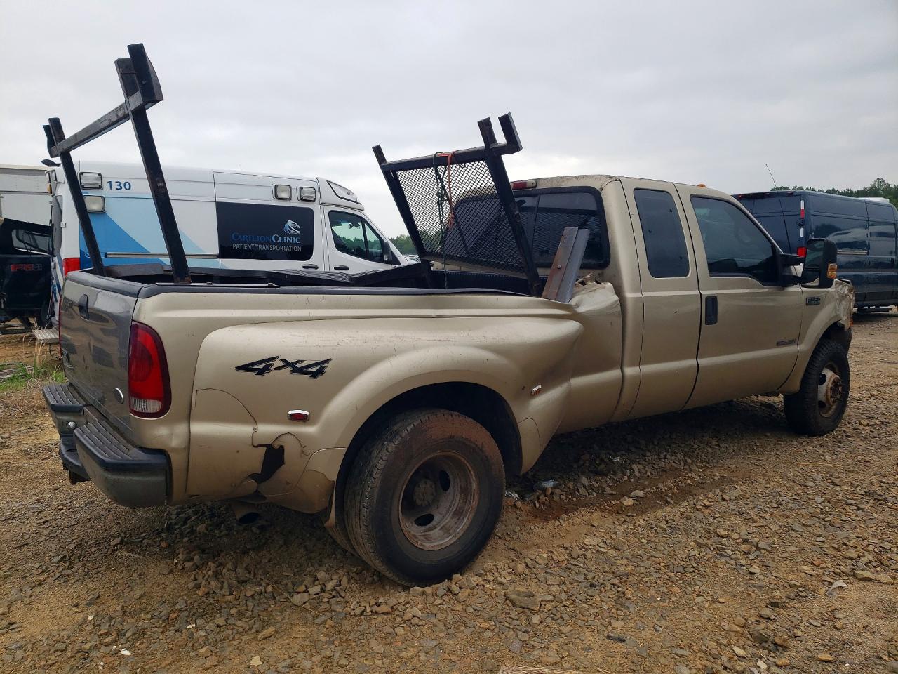 2000 Ford F350 Super Duty Gold vin: 1FTWX33F7YEB52492
