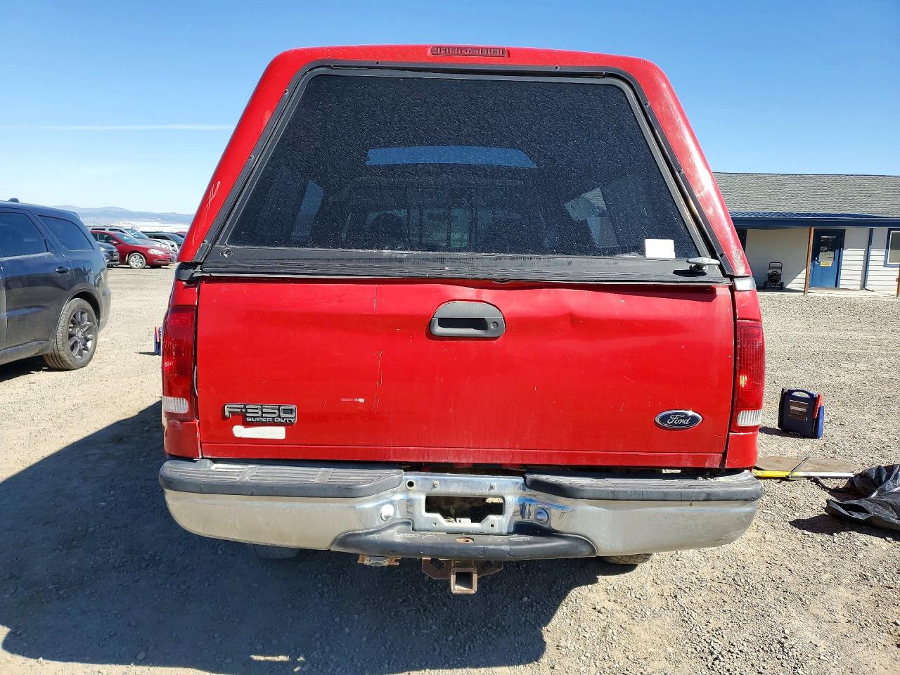 2000 Ford F350 Super Duty Red vin: 1FTWX33F7YEE53635