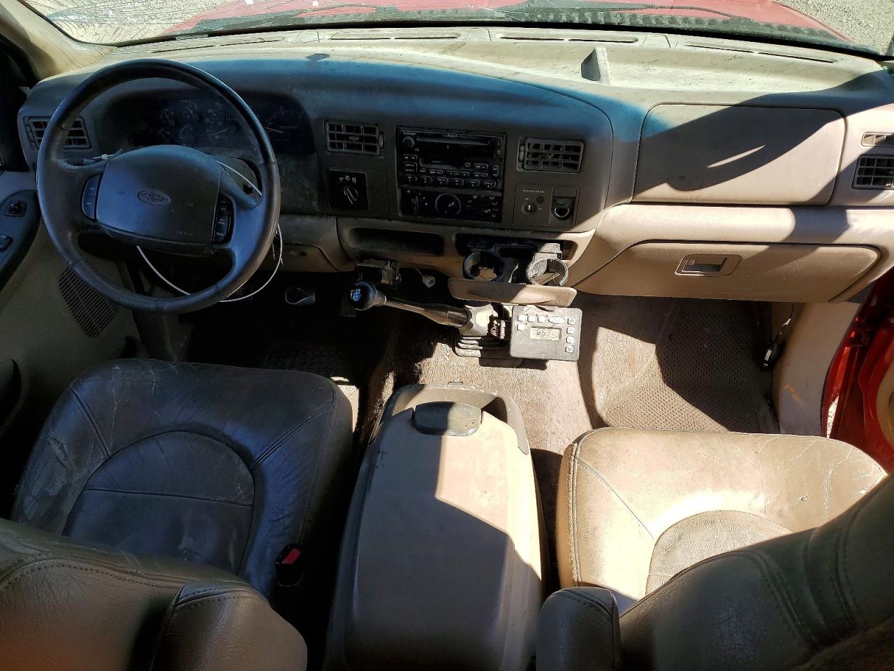 2000 Ford F350 Super Duty Red vin: 1FTWX33F7YEE53635