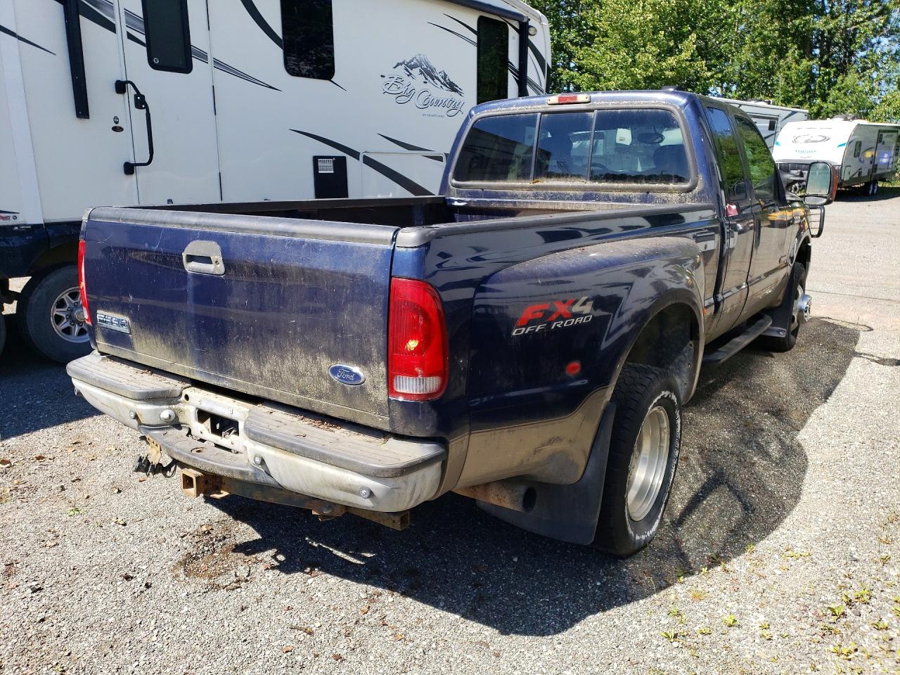 2005 Ford F350 Super Duty Blue vin: 1FTWX33P35EC32831