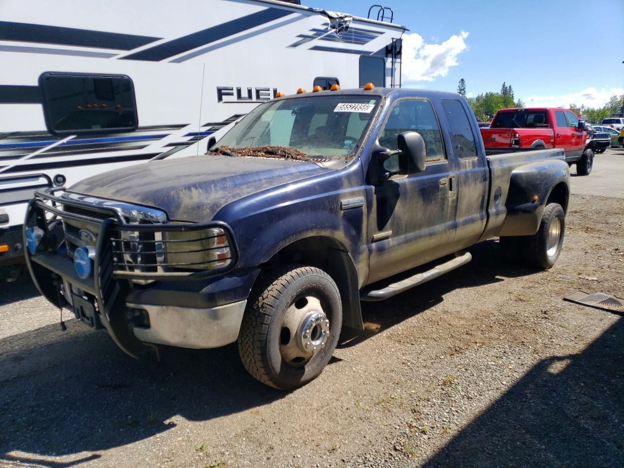 2005 Ford F350 Super Duty Blue vin: 1FTWX33P35EC32831