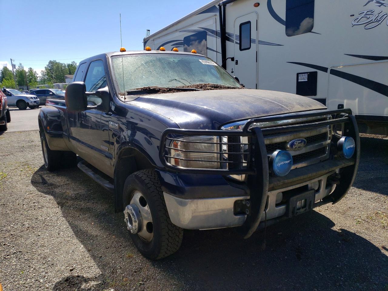 2005 Ford F350 Super Duty Blue vin: 1FTWX33P35EC32831