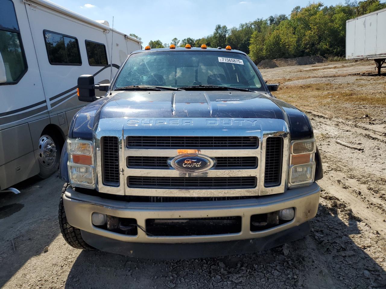 2008 Ford F450 Super Duty Blue vin: 1FTXW43R38EC30015