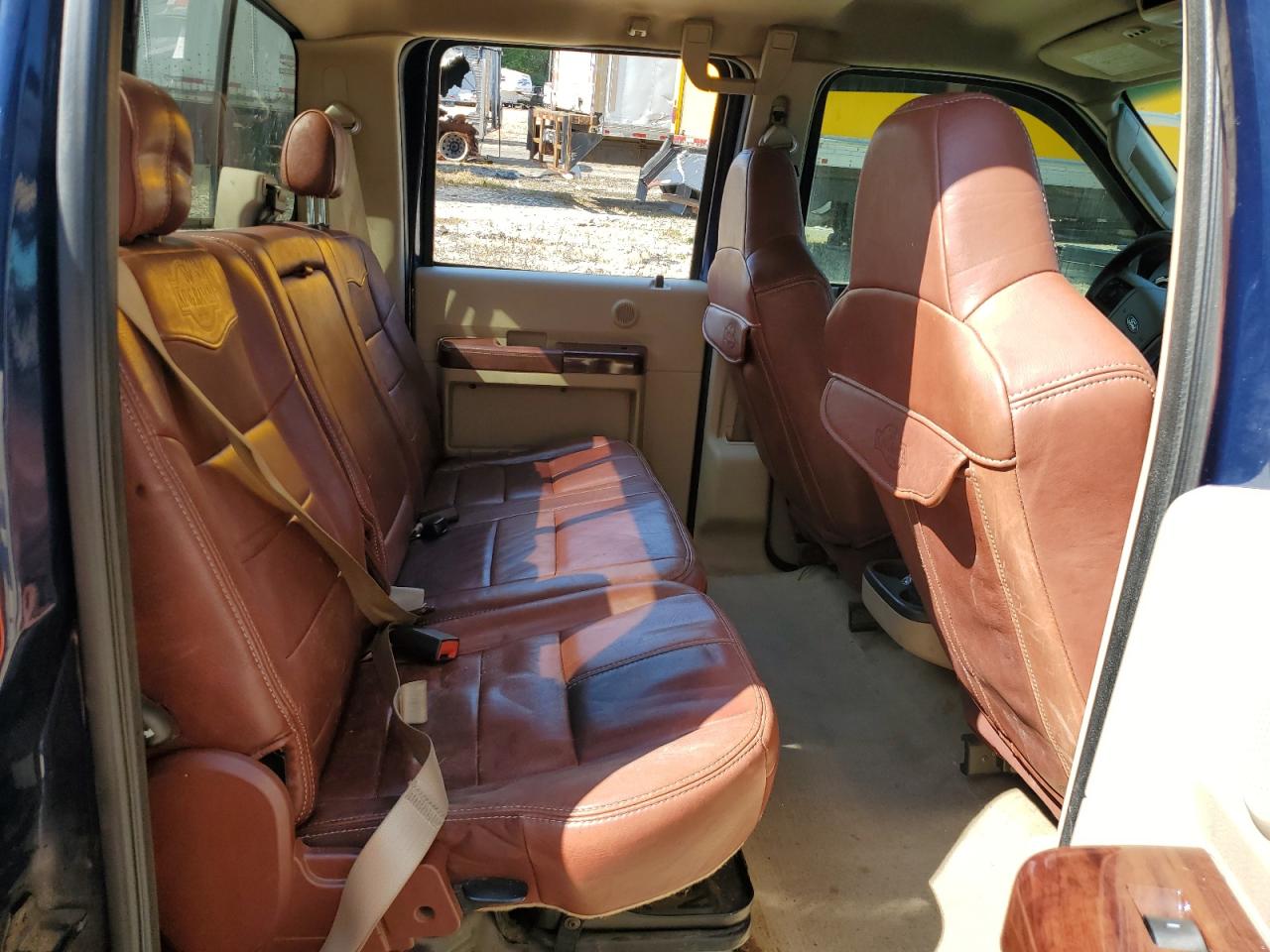 2008 Ford F450 Super Duty Blue vin: 1FTXW43R38EC30015