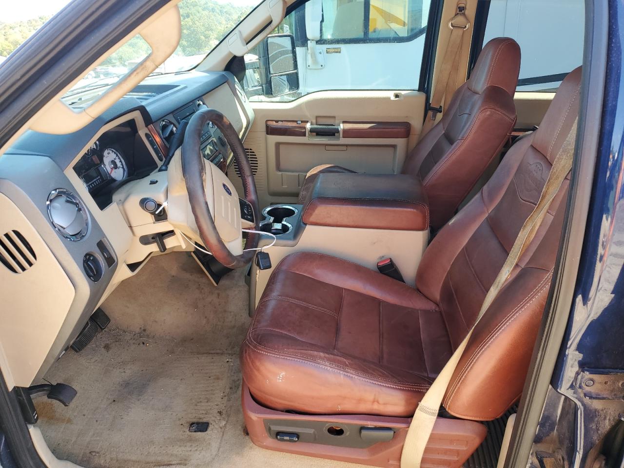 2008 Ford F450 Super Duty Blue vin: 1FTXW43R38EC30015