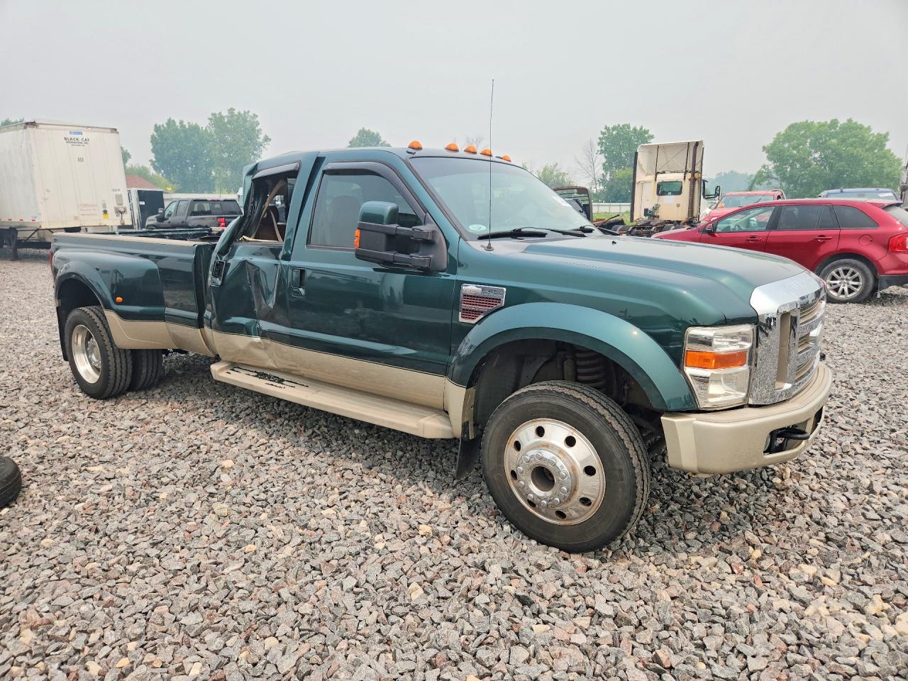 2008 Ford F450 Super Duty Green vin: 1FTXW43R68EB03971
