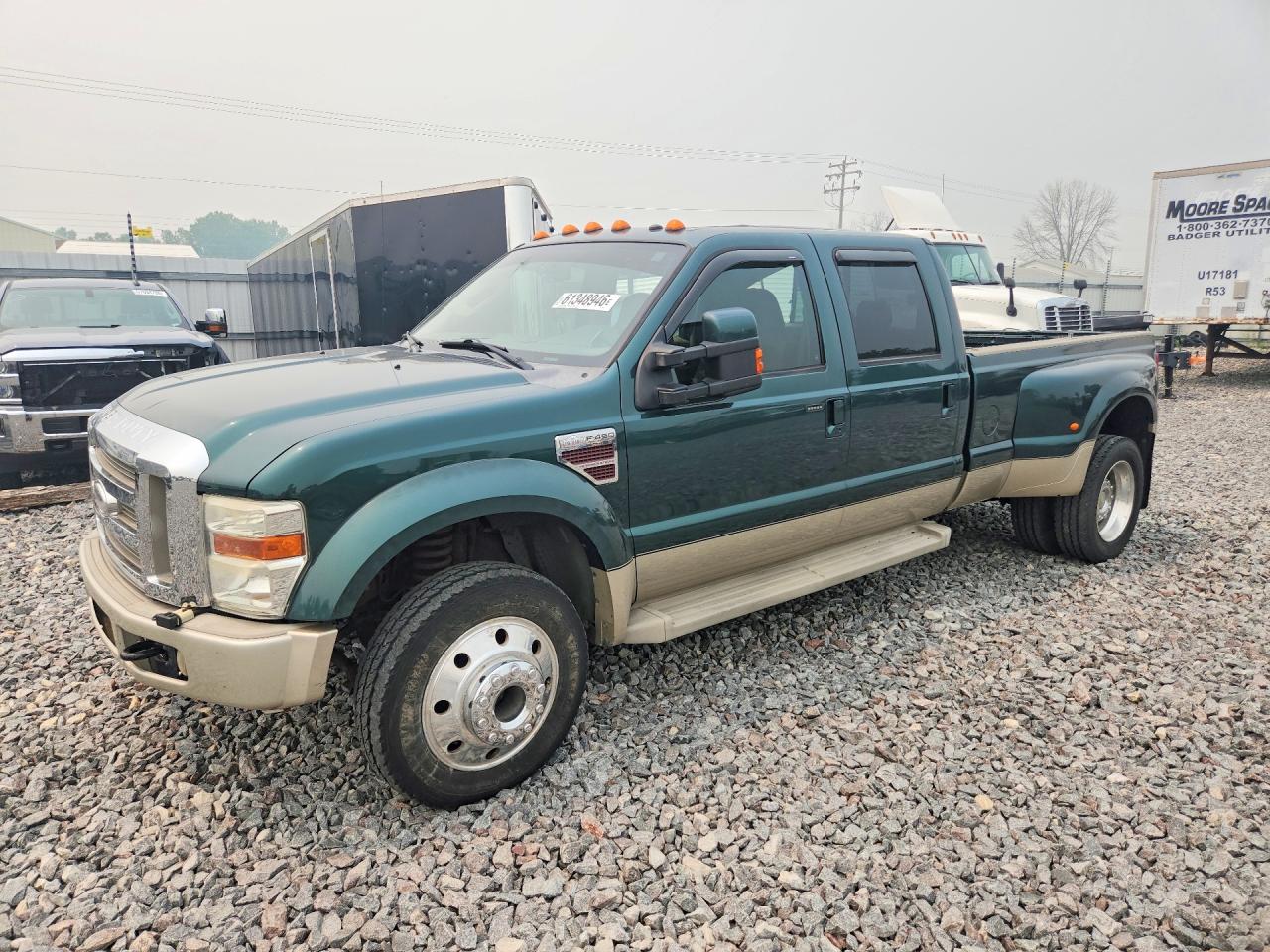 2008 Ford F450 Super Duty Green vin: 1FTXW43R68EB03971