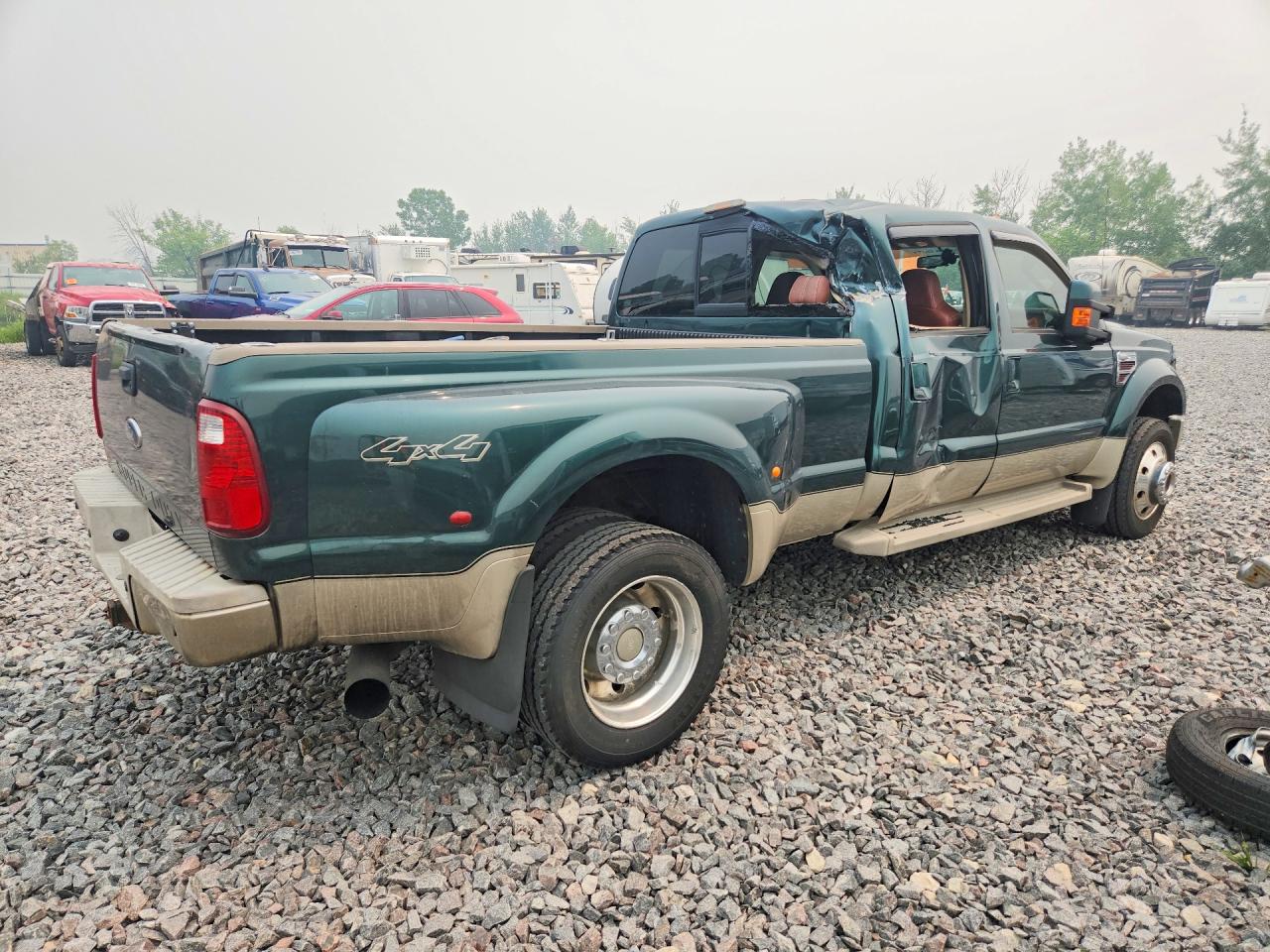 2008 Ford F450 Super Duty Green vin: 1FTXW43R68EB03971
