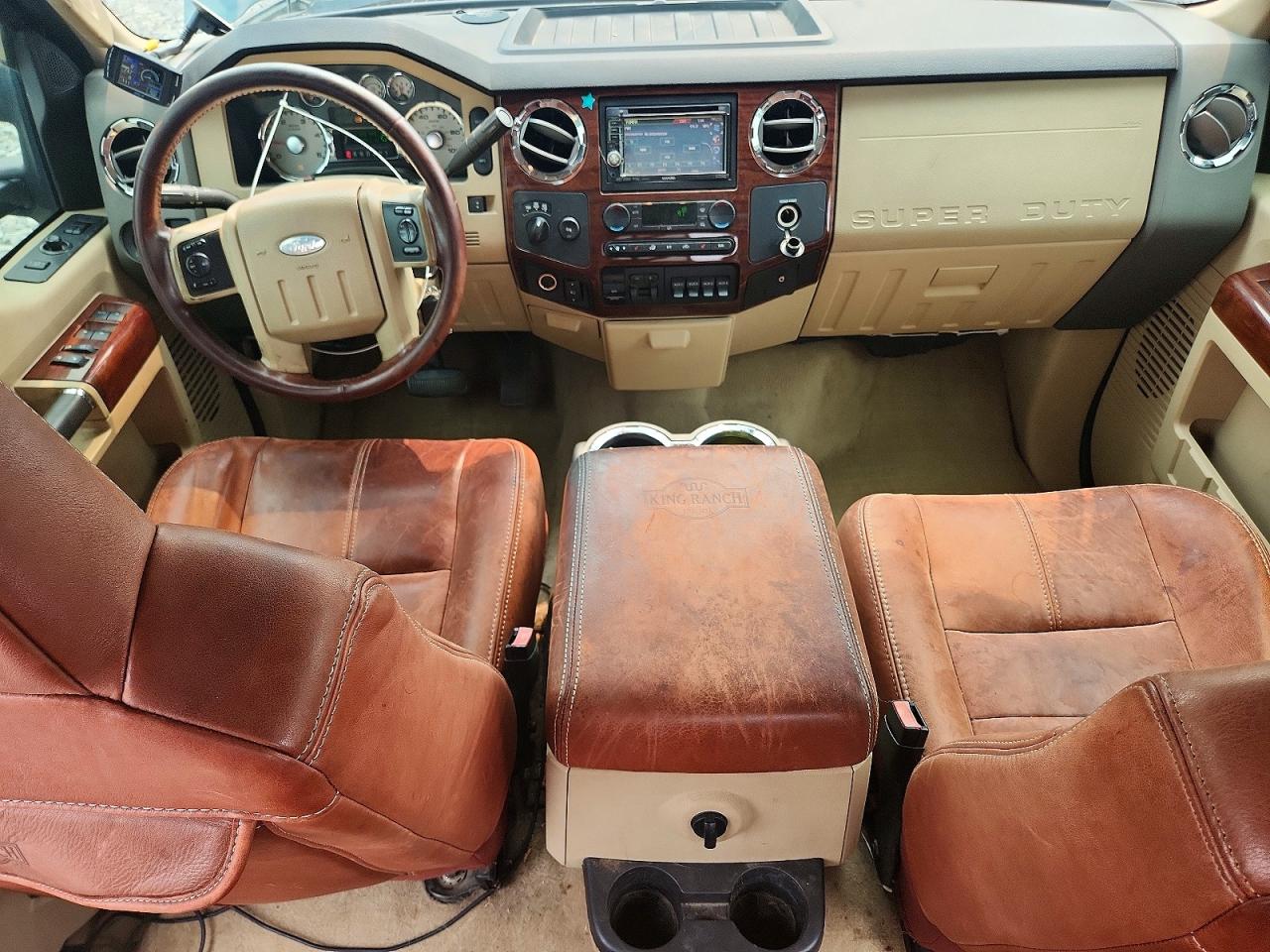 2008 Ford F450 Super Duty Green vin: 1FTXW43R68EB03971