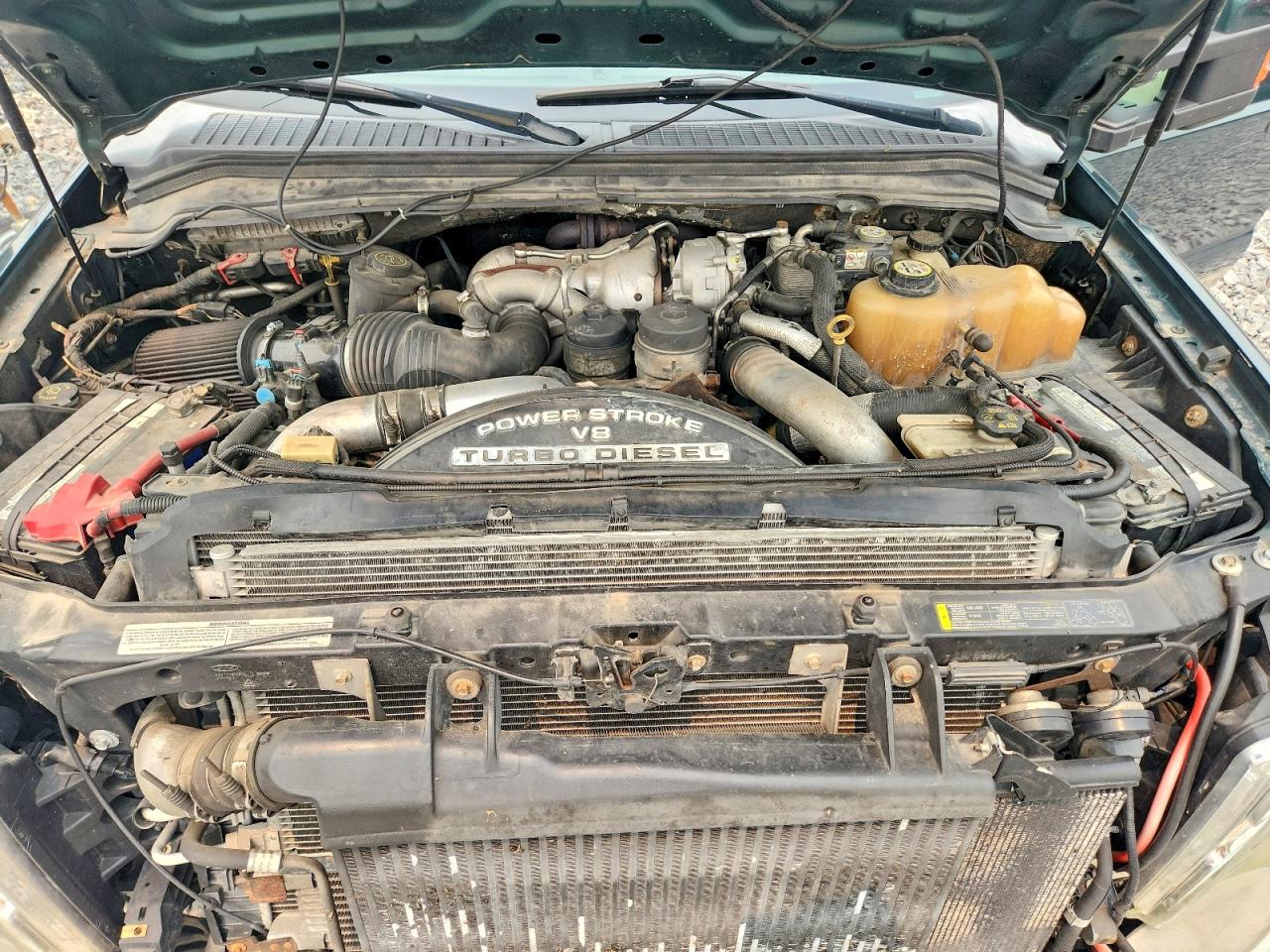 2008 Ford F450 Super Duty Green vin: 1FTXW43R68EB03971