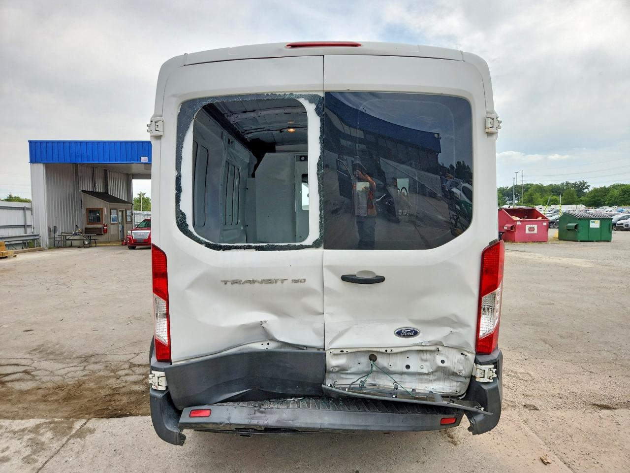2016 Ford Transit T-150 White vin: 1FTYE1CM0GKA72954
