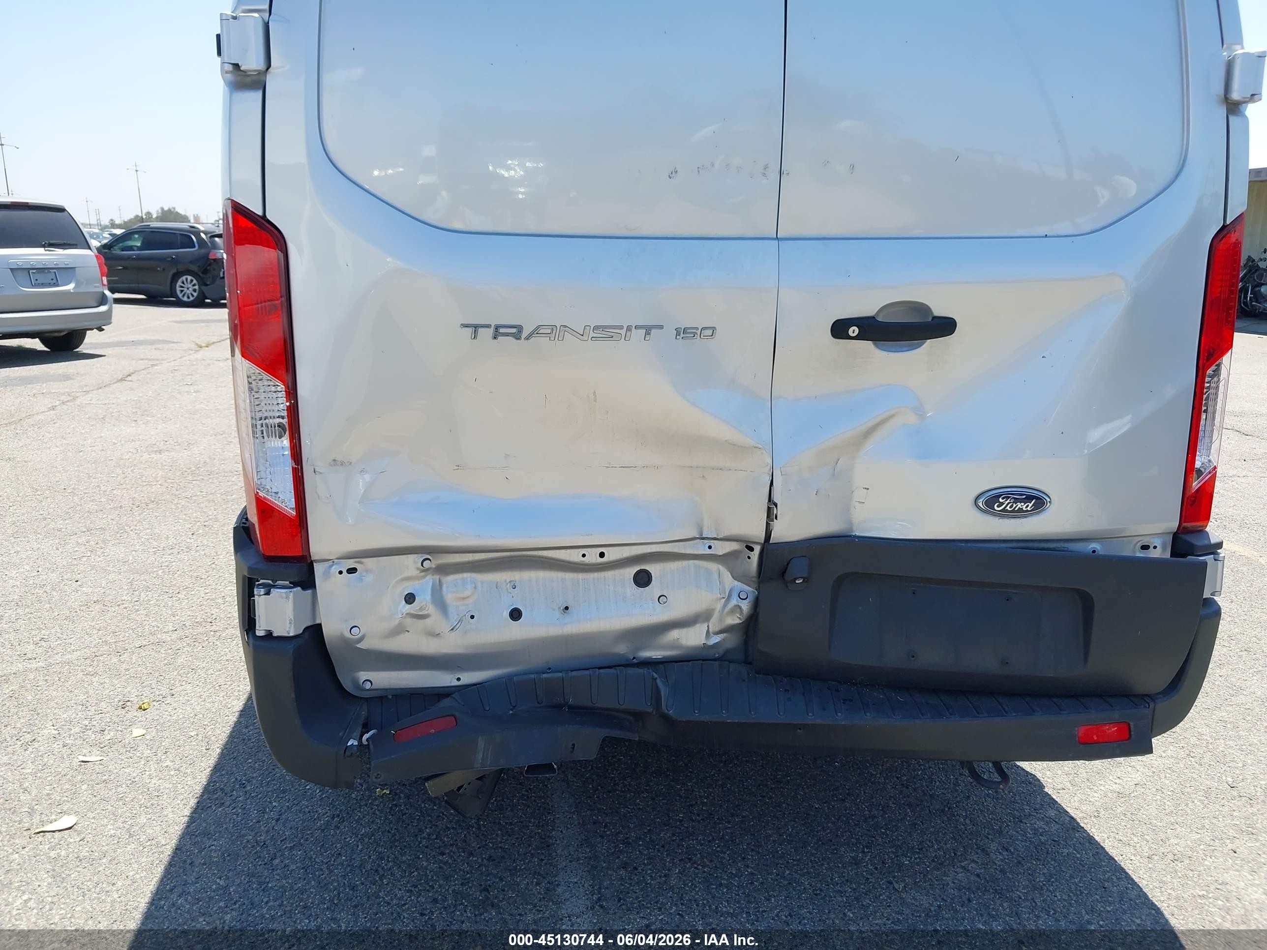 2023 Ford Transit-150   Silver vin: 1FTYE1Y87PKB93721