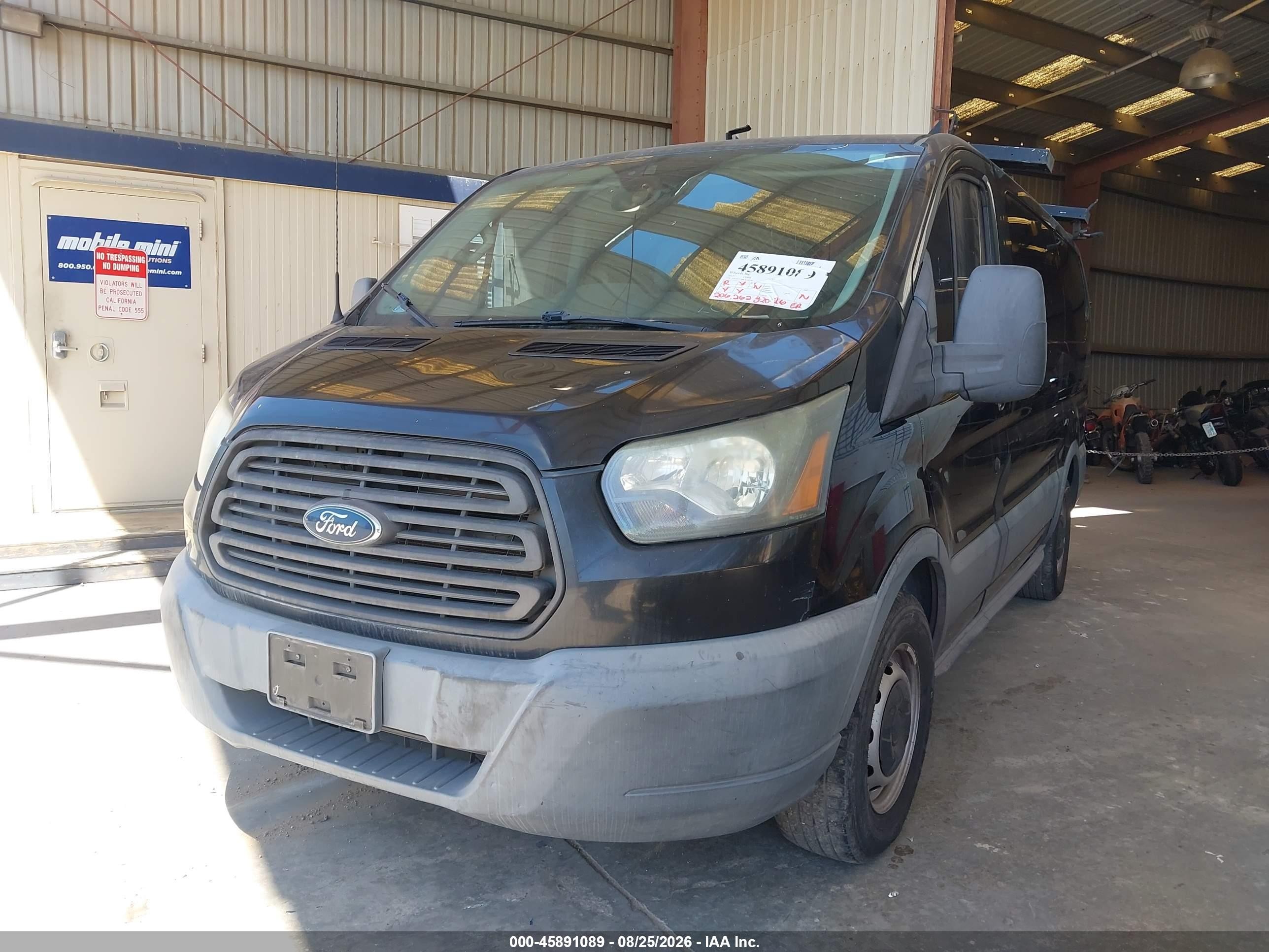 2015 Ford Transit-150   Black vin: 1FTYE1YM8FKA87287