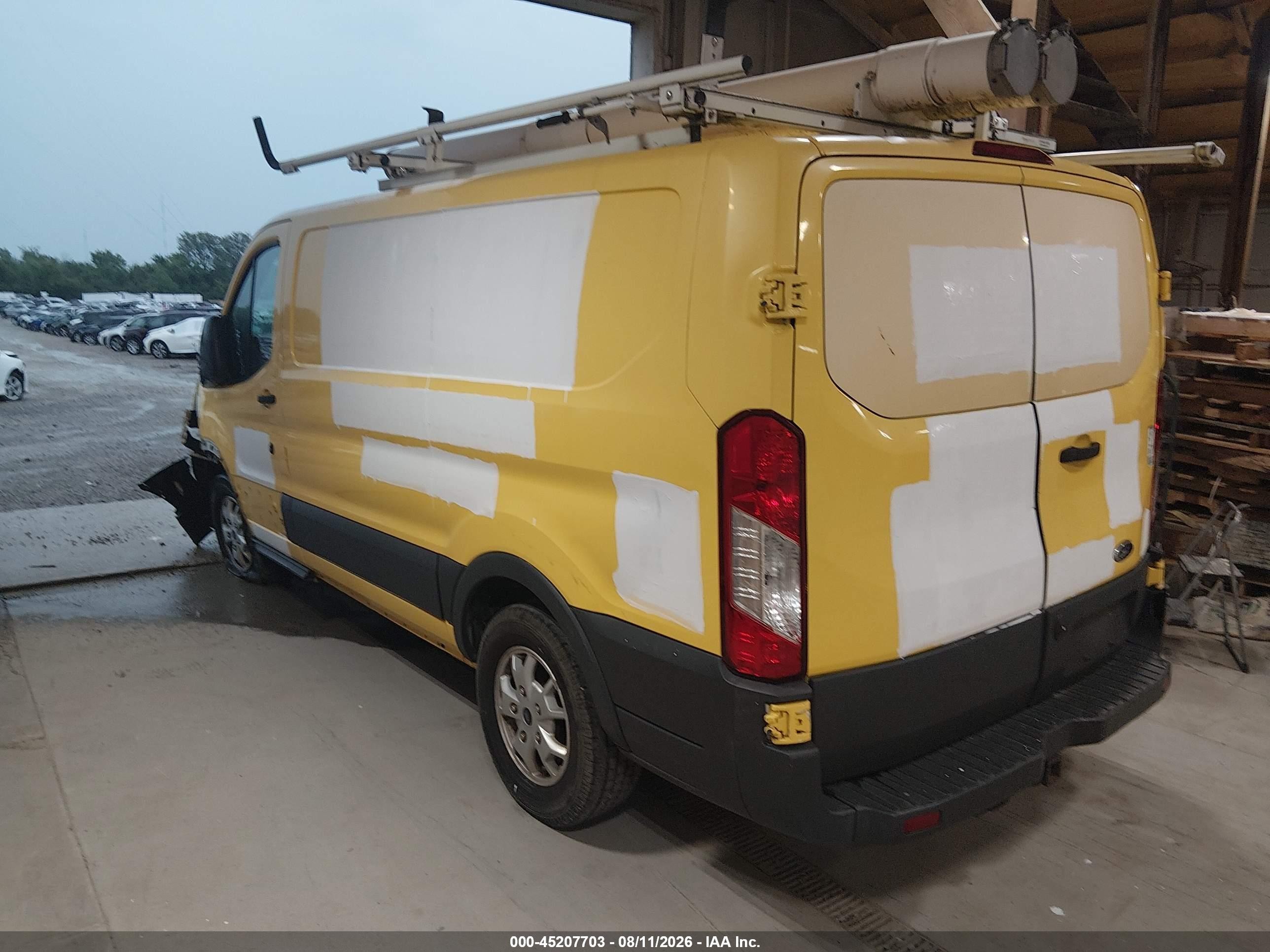 2015 Ford Transit-150   Yellow vin: 1FTYE1YM9FKA27129