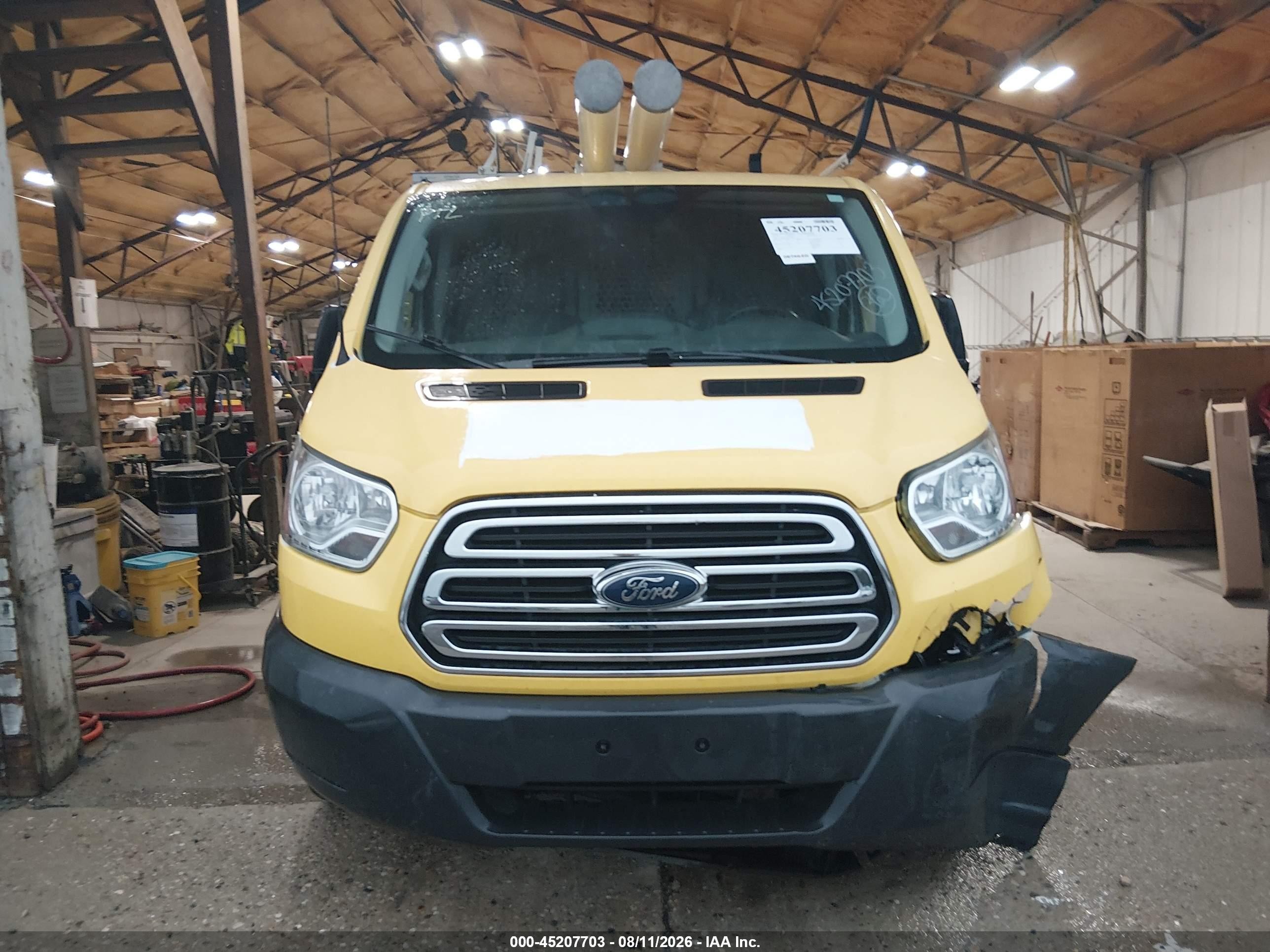 2015 Ford Transit-150   Yellow vin: 1FTYE1YM9FKA27129