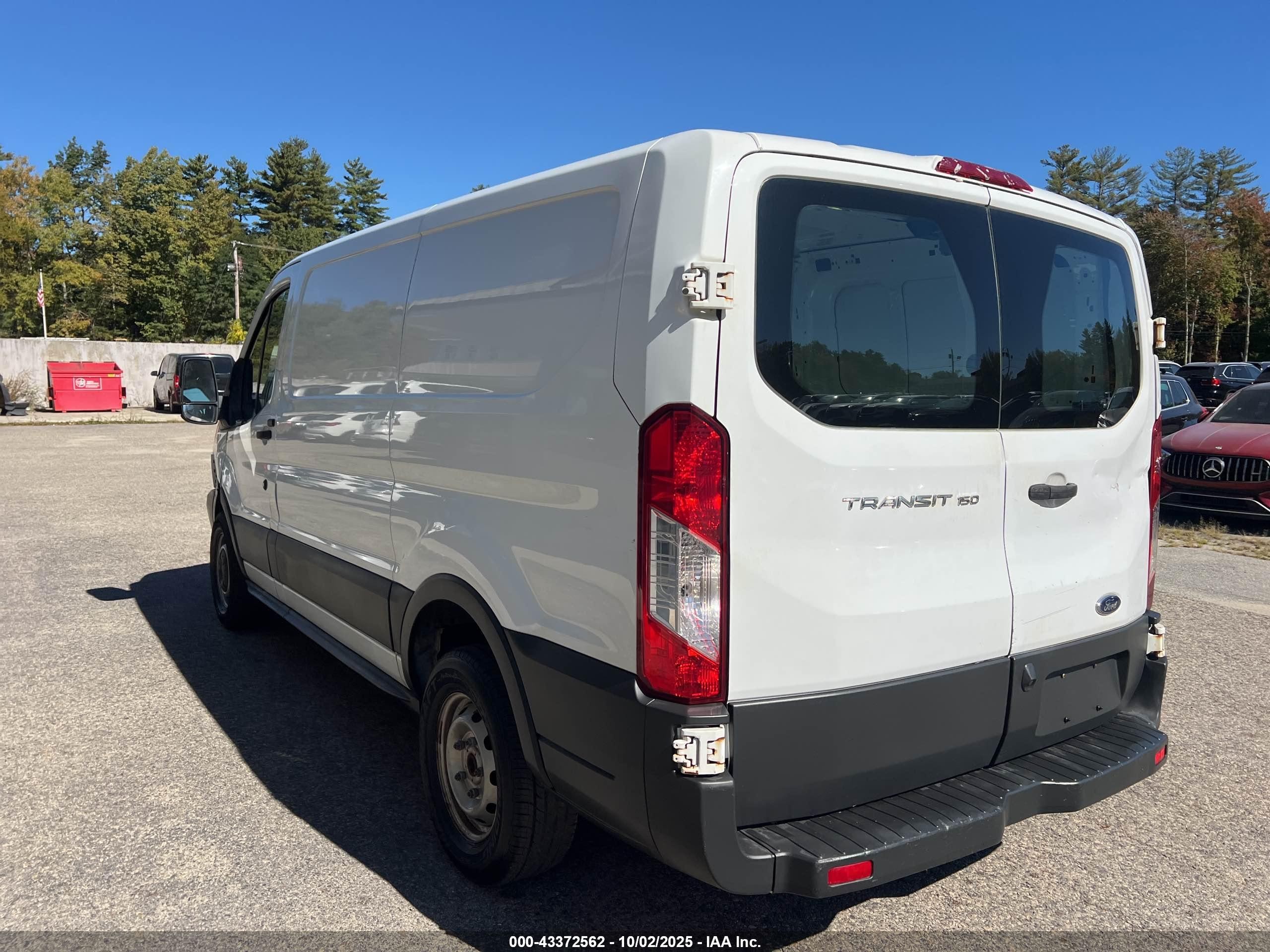 2017 Ford Transit-150   White vin: 1FTYE1ZM3HKA13258