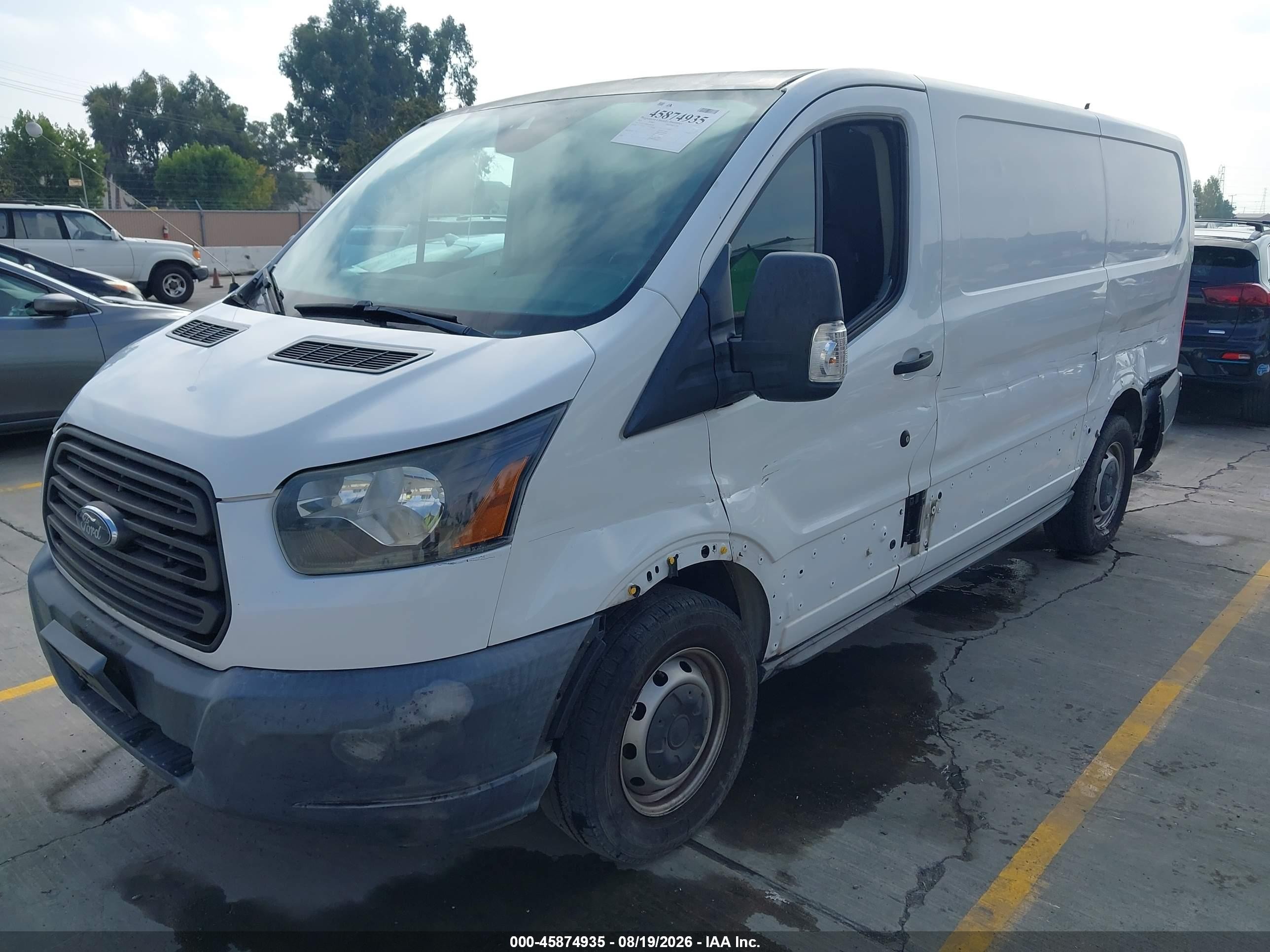 2016 Ford Transit-150 White vin: 1FTYE1ZM4GKA81048