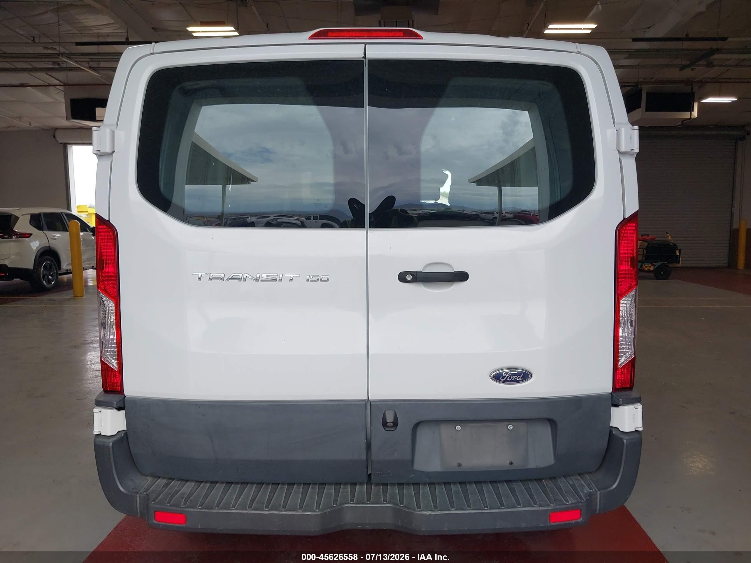 2018 Ford Transit-150   White vin: 1FTYE1ZM7JKB42447