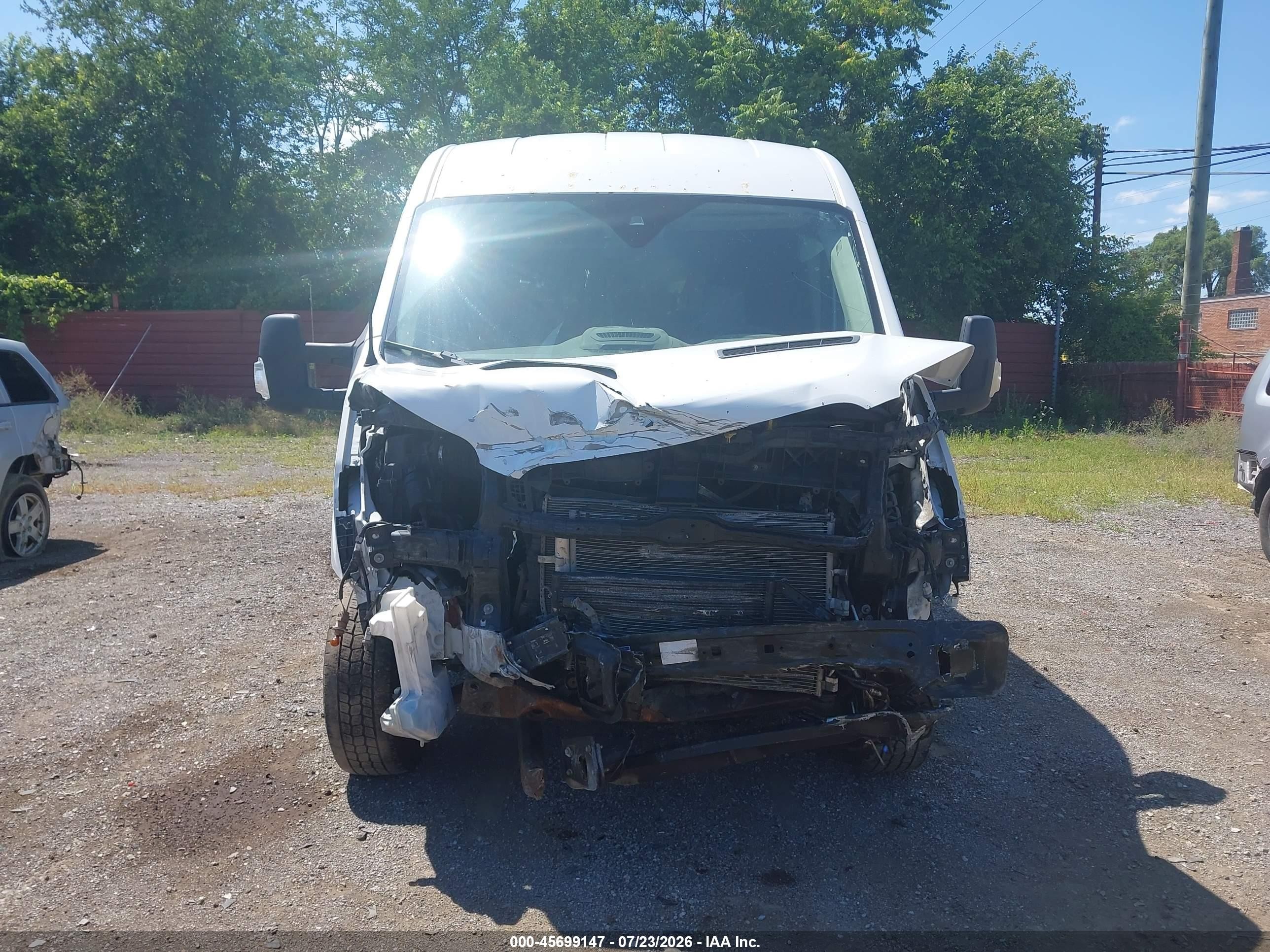 2015 Ford Transit-150   White vin: 1FTYE2CM2FKA49003