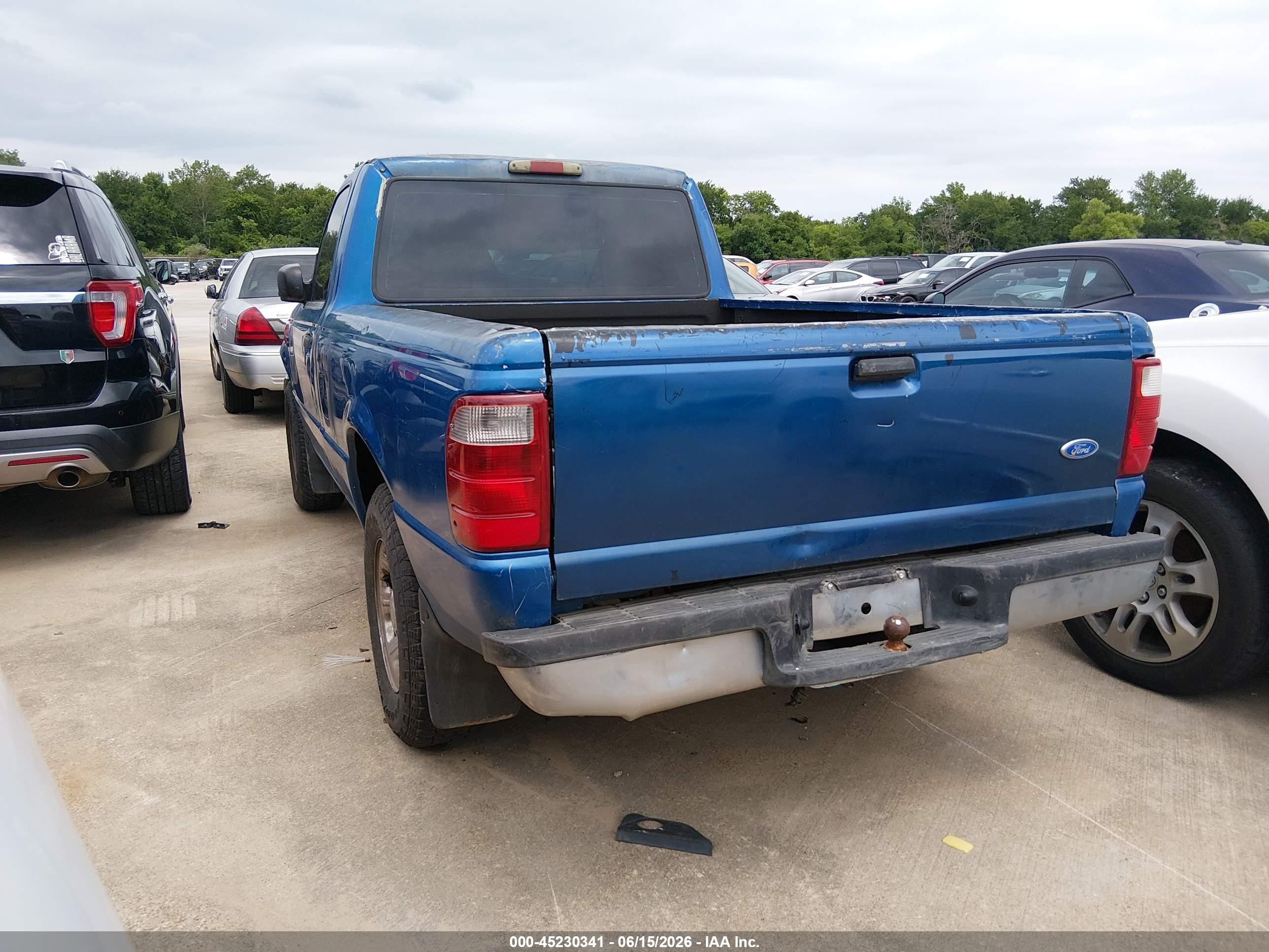 2001 Ford Ranger Xl/xlt Blue vin: 1FTYR10C01PA66291