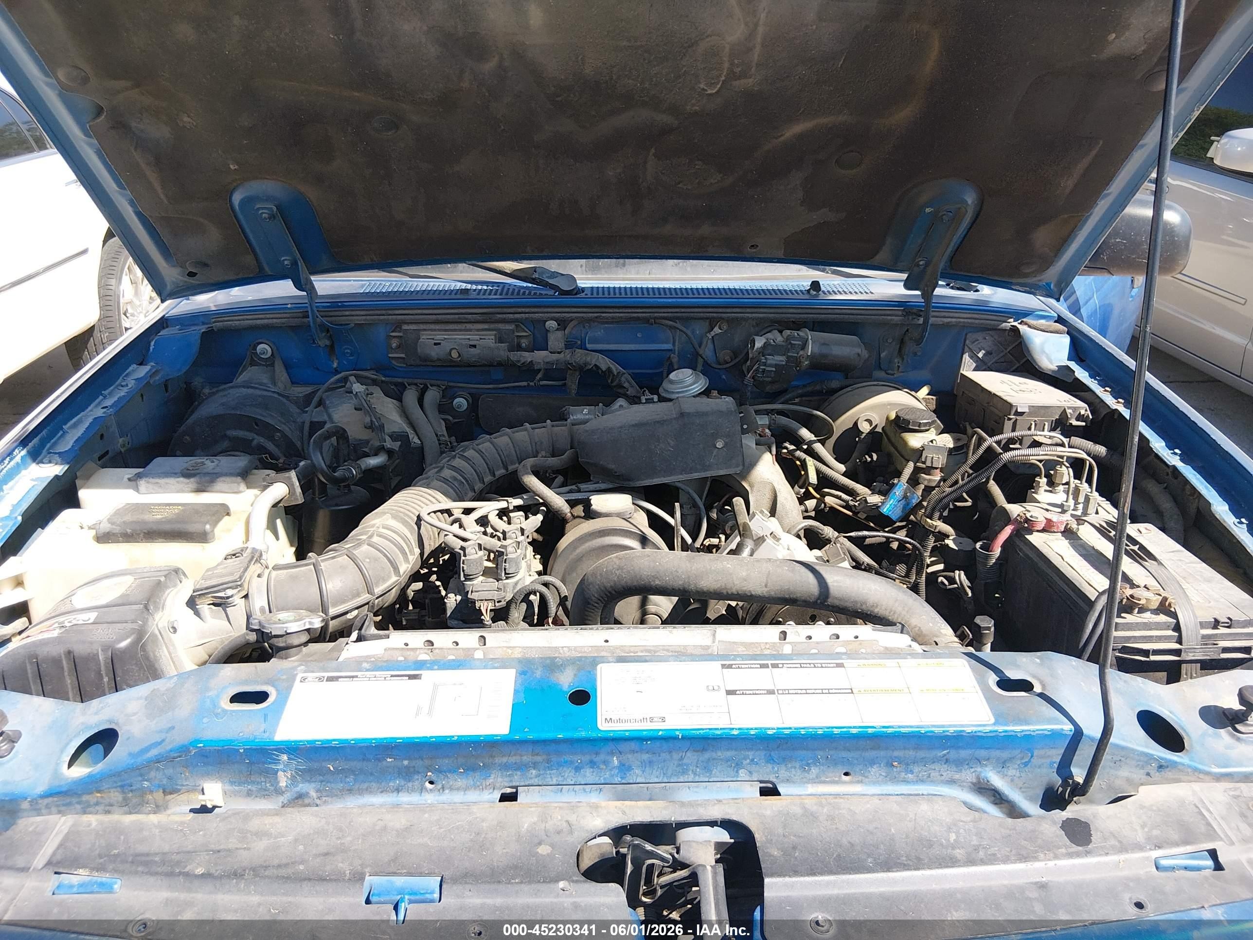 2001 Ford Ranger Xl/xlt Blue vin: 1FTYR10C01PA66291