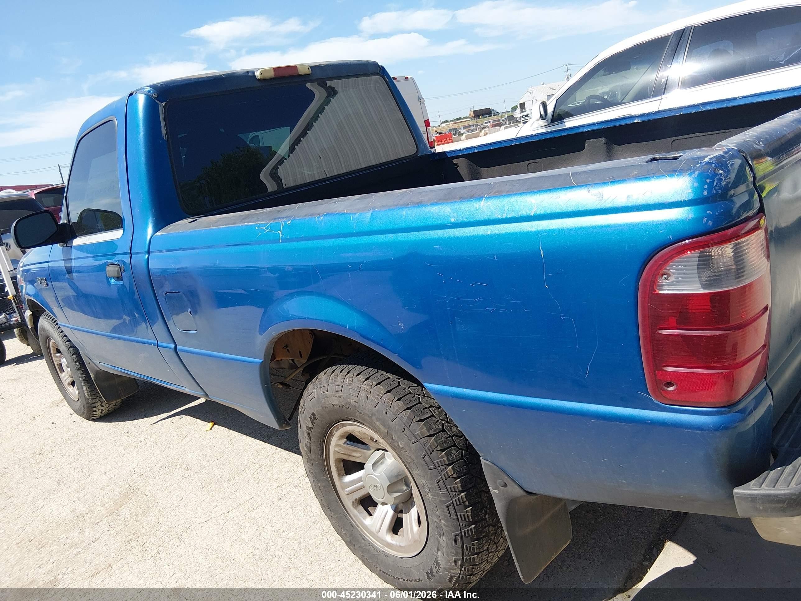 2001 Ford Ranger Xl/xlt Blue vin: 1FTYR10C01PA66291