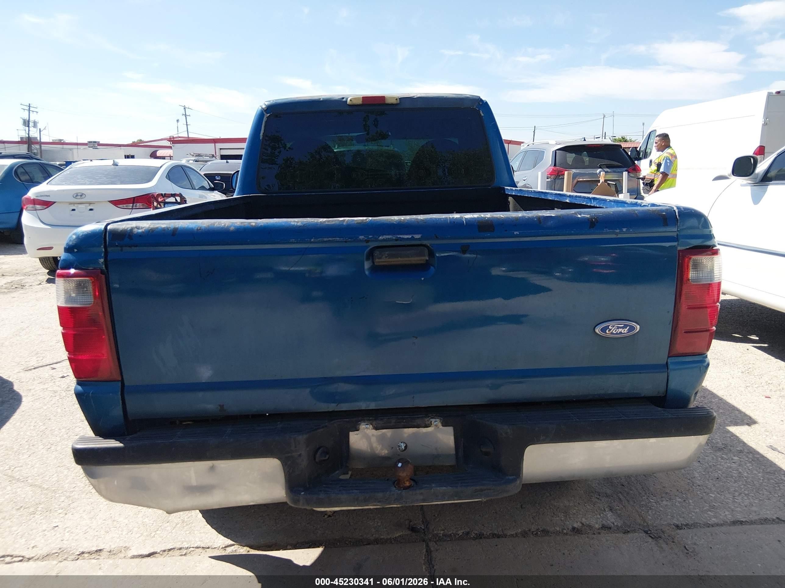 2001 Ford Ranger Xl/xlt Blue vin: 1FTYR10C01PA66291