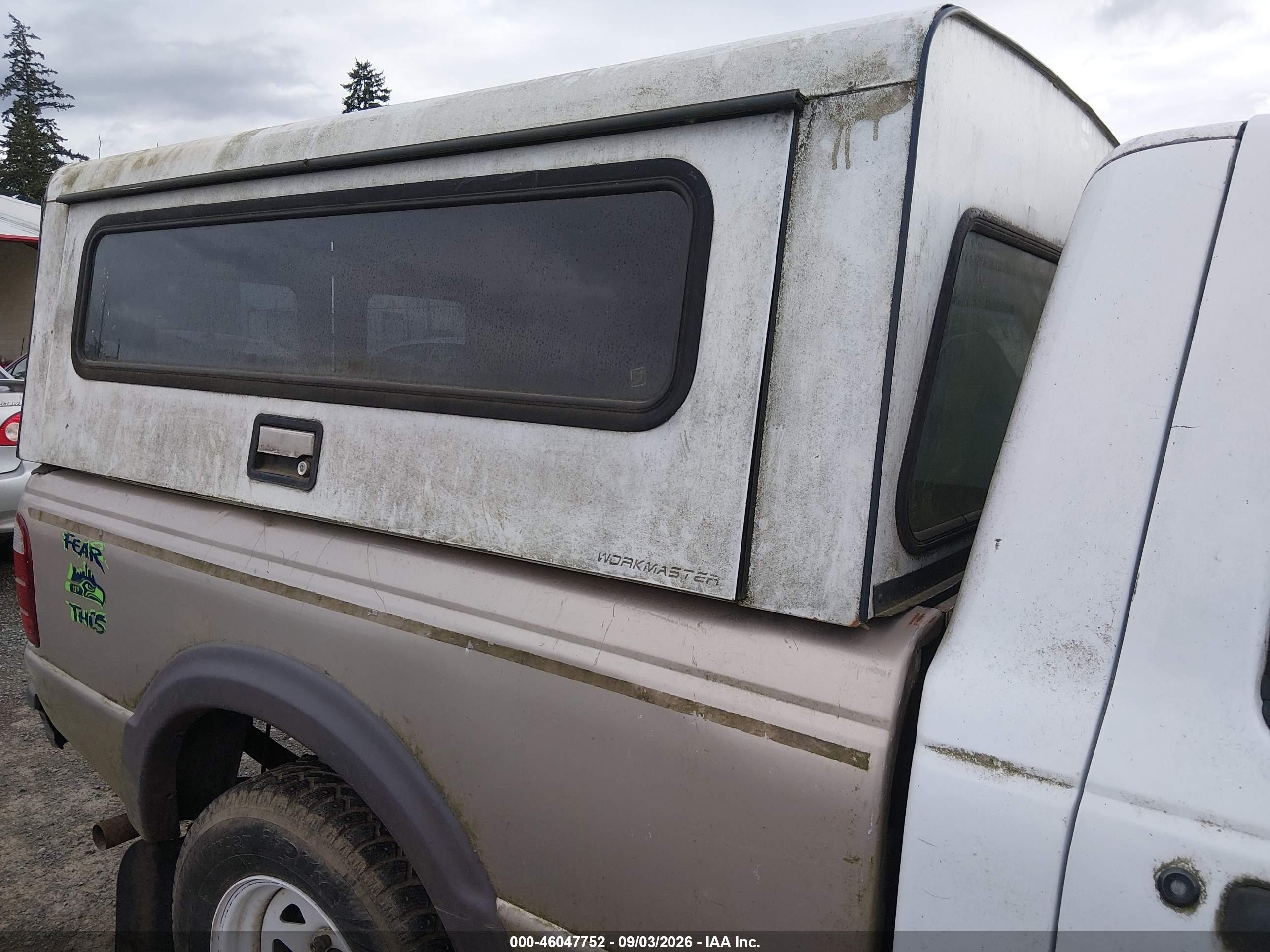 2001 Ford Ranger Xl/xlt White vin: 1FTYR10C01TA03893