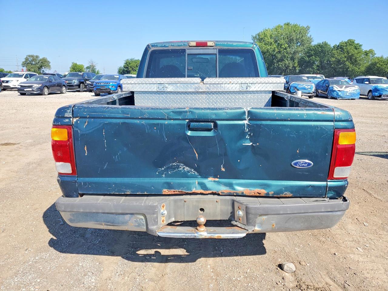 1998 Ford Ranger Green vin: 1FTYR10C0WPB37349