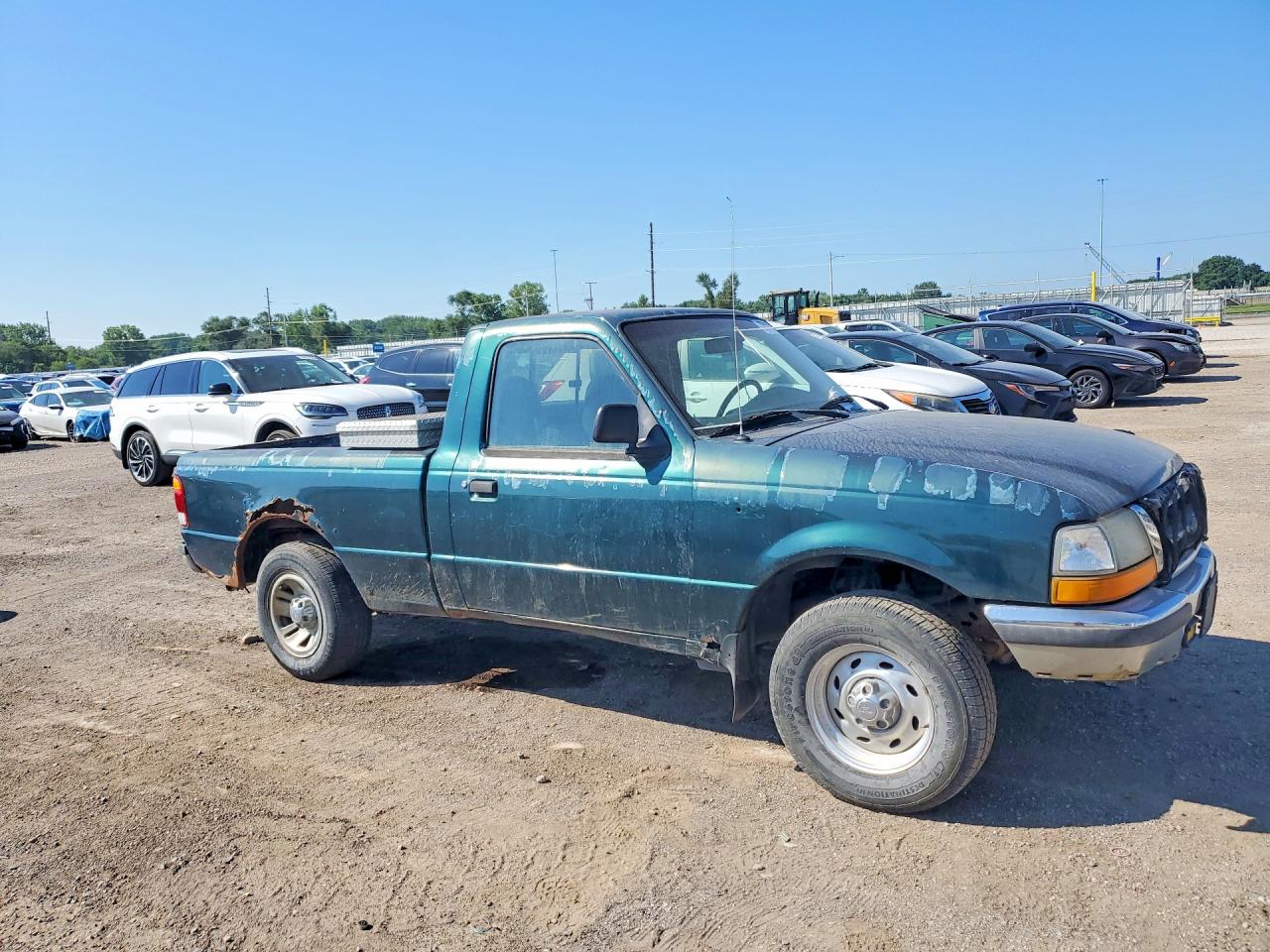 1998 Ford Ranger Green vin: 1FTYR10C0WPB37349