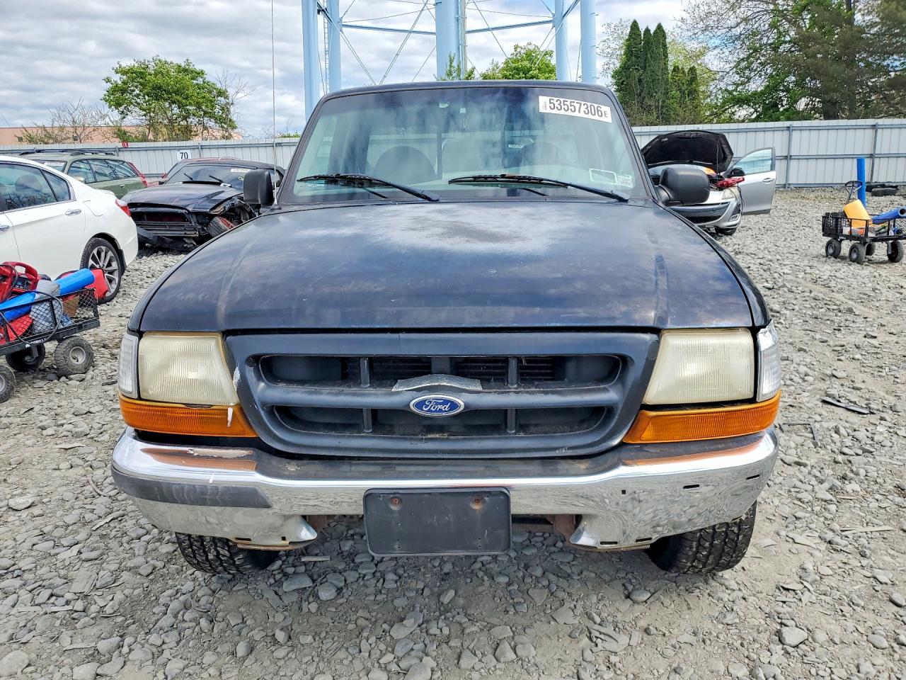 1998 Ford Ranger Black vin: 1FTYR10C0WTA53460