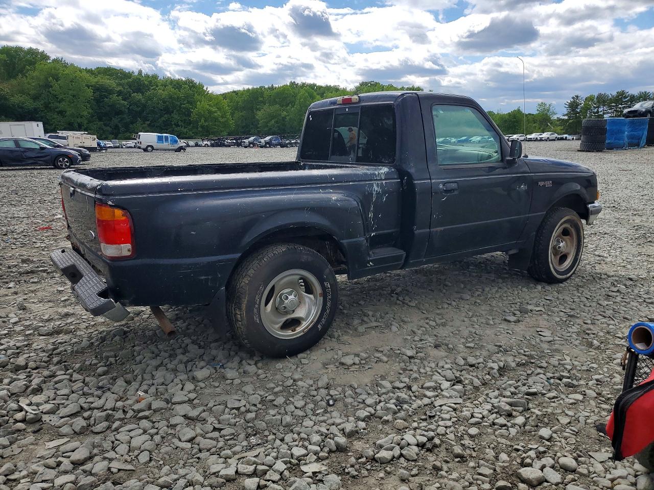1998 Ford Ranger Black vin: 1FTYR10C0WTA53460