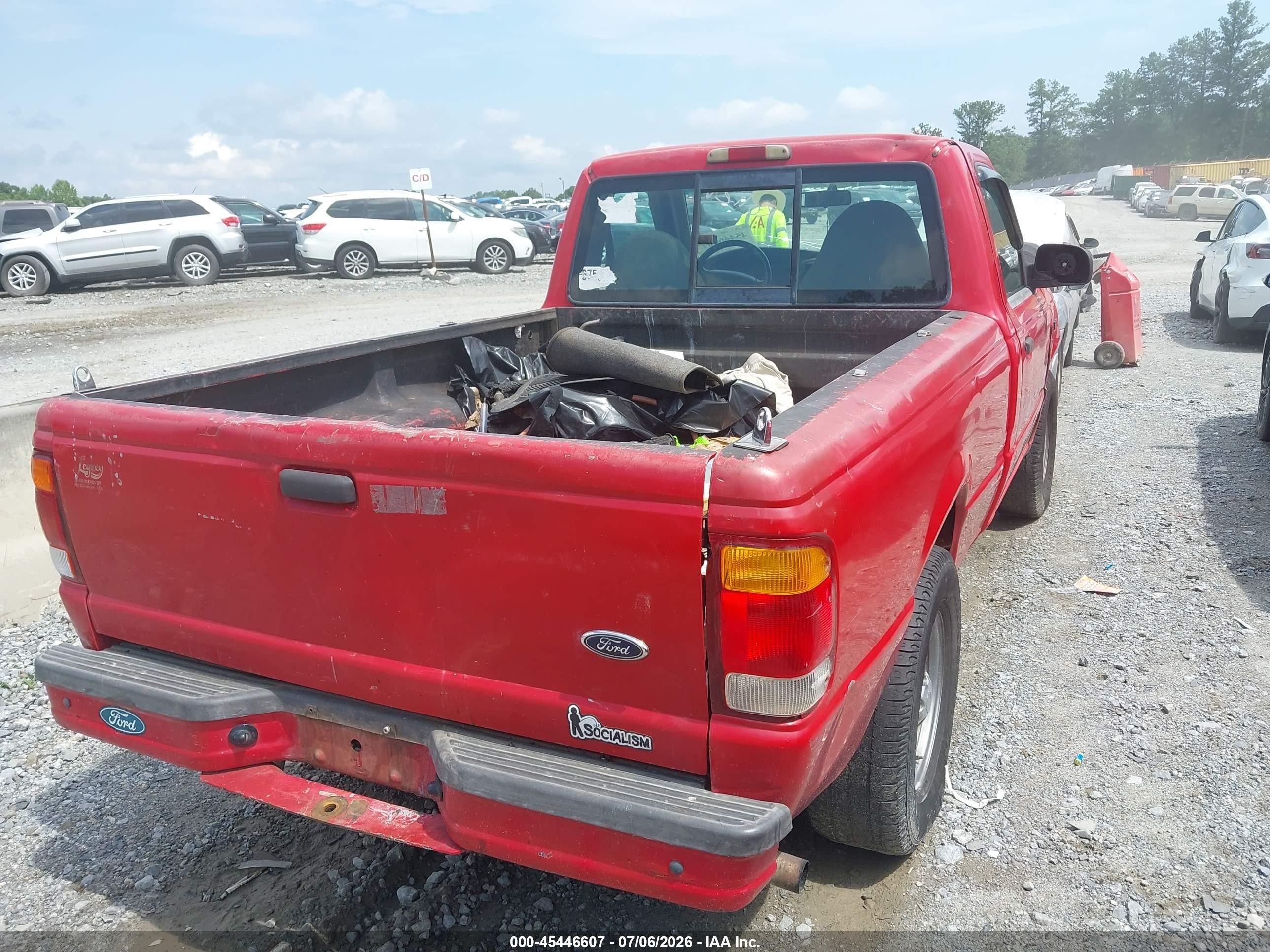 1999 Ford Ranger Xl/xlt Красный vin: 1FTYR10C0XPC04579