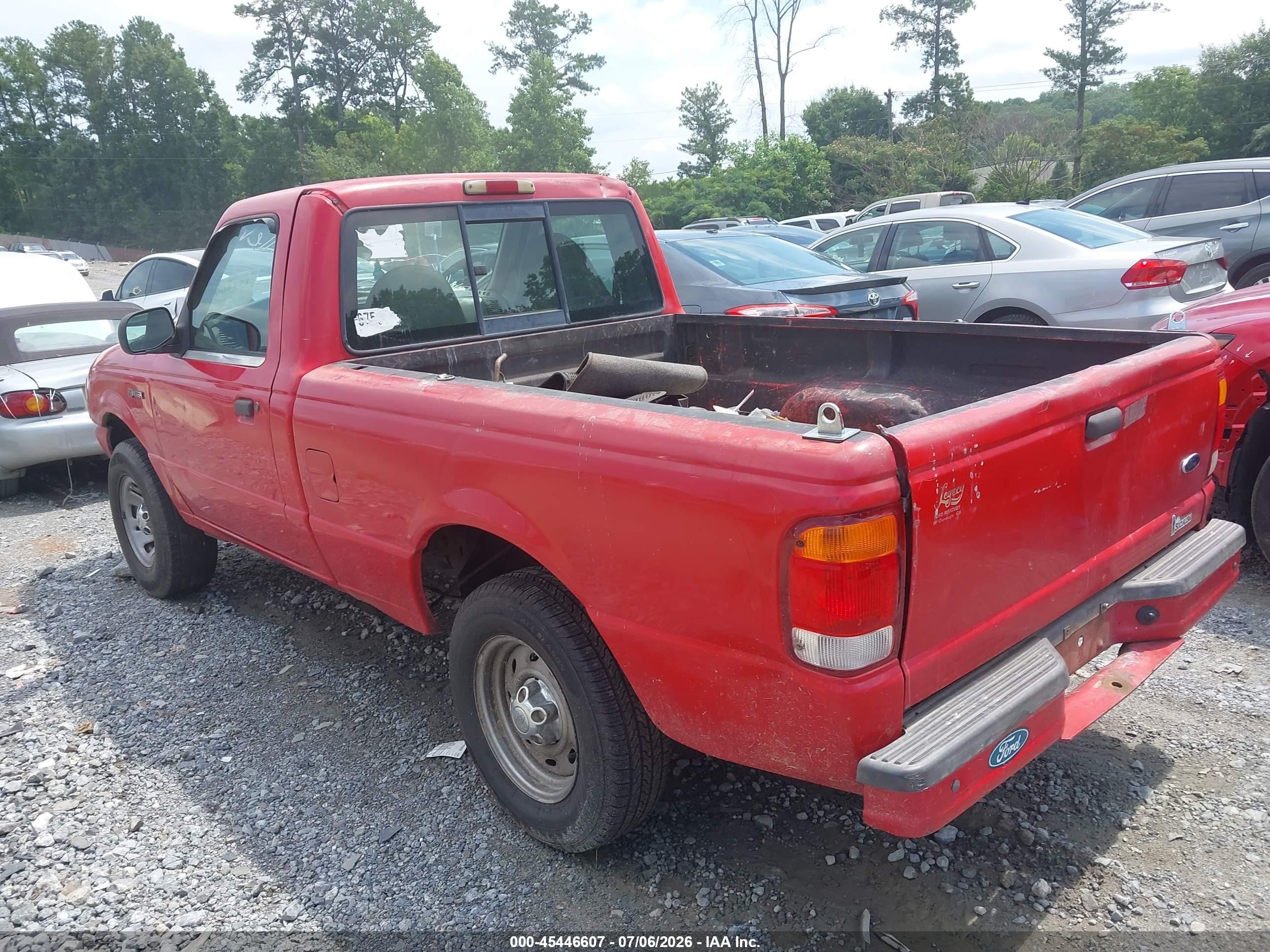 1999 Ford Ranger Xl/xlt Красный vin: 1FTYR10C0XPC04579