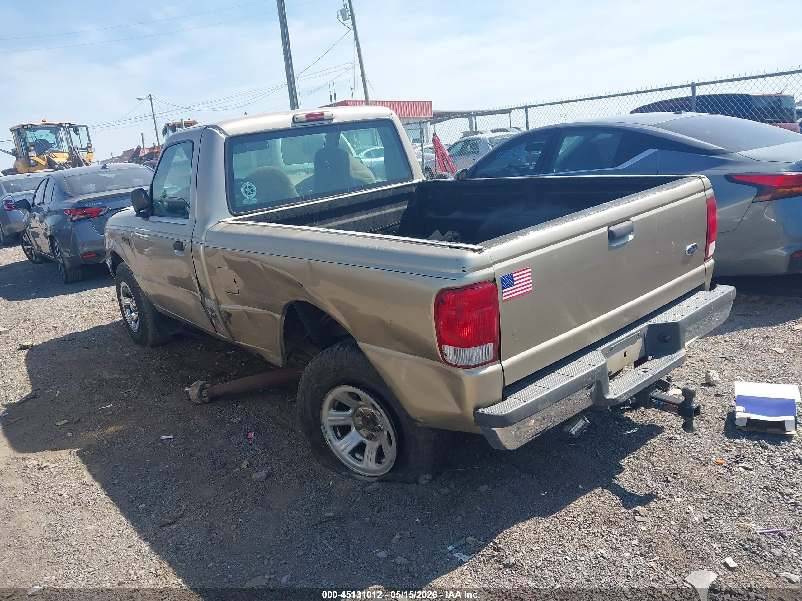2000 Ford Ranger Xl/xlt Tan vin: 1FTYR10C0YPC02154
