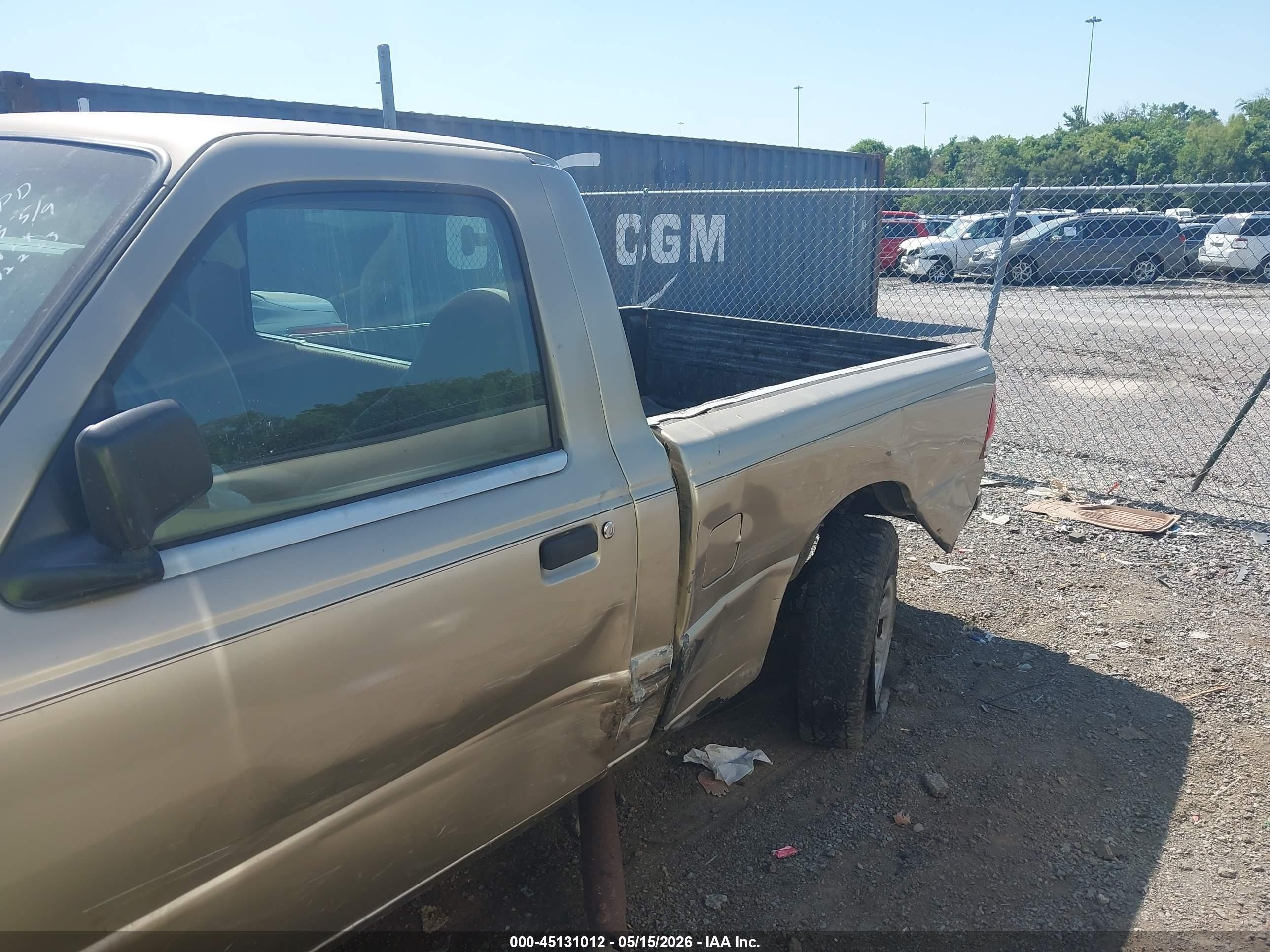 2000 Ford Ranger Xl/xlt Tan vin: 1FTYR10C0YPC02154