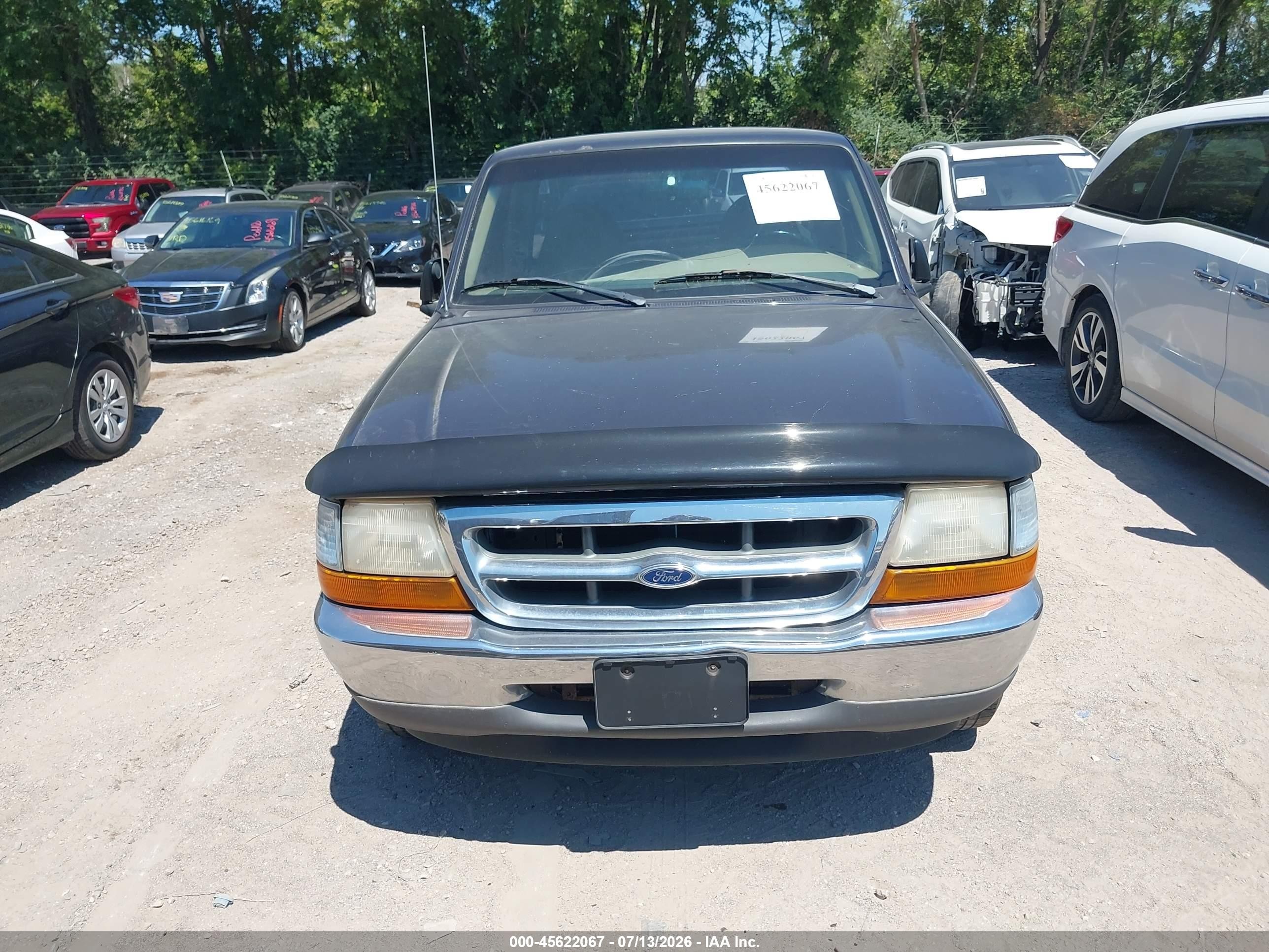 2000 Ford Ranger Xl/xlt Blue vin: 1FTYR10C0YTA43210