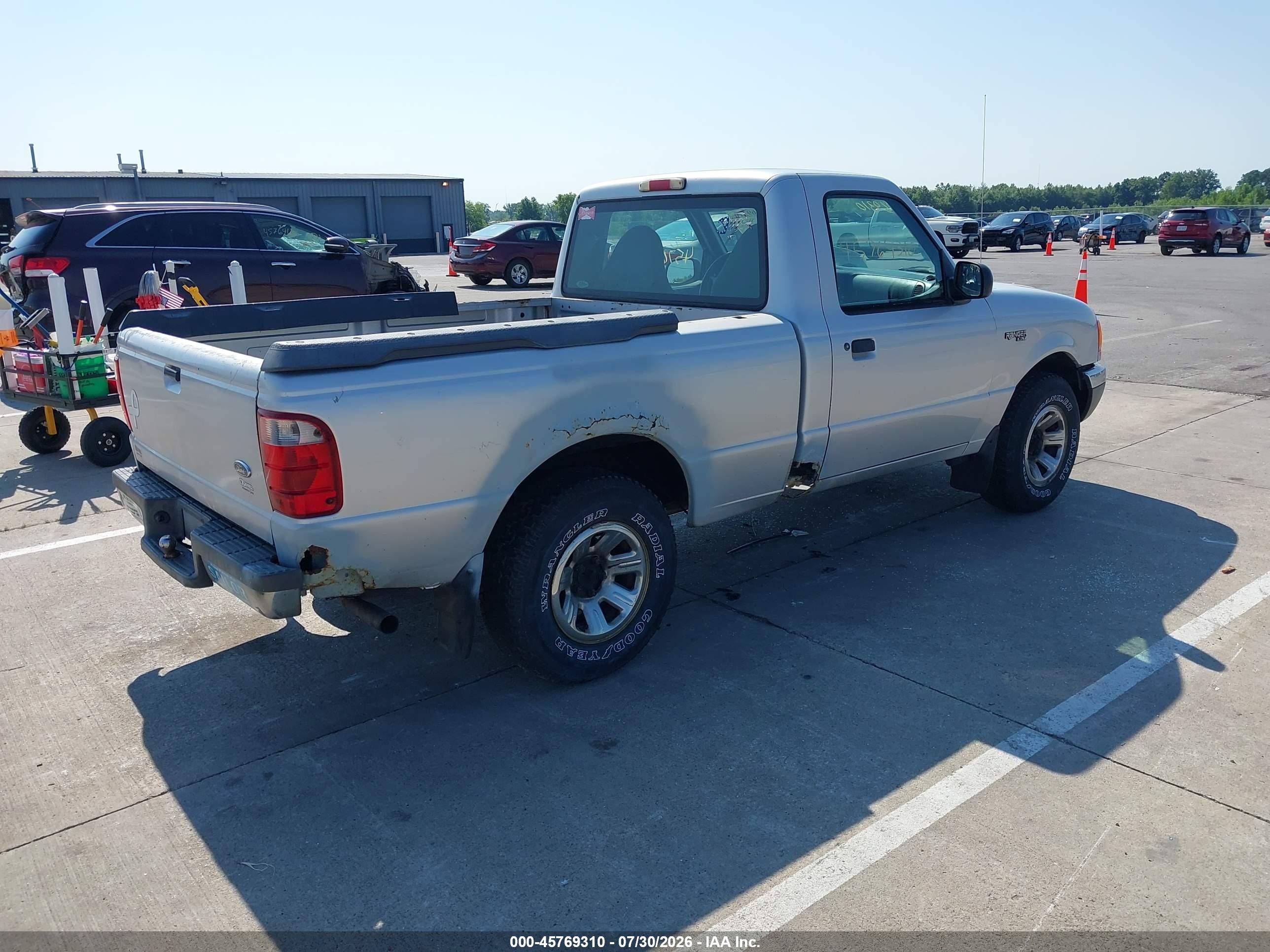 2001 Ford Ranger Xl/xlt Silver vin: 1FTYR10C11PA41562