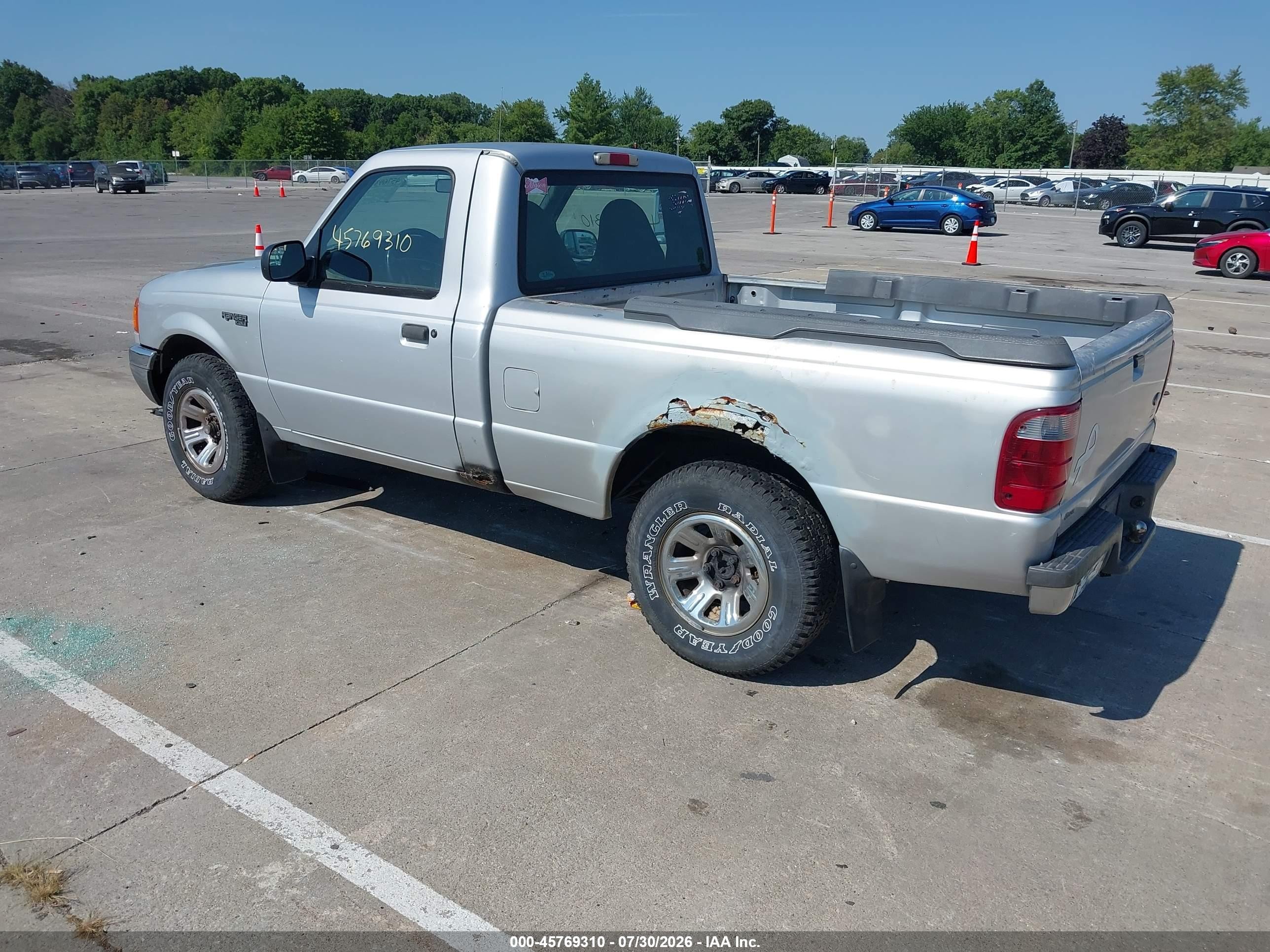 2001 Ford Ranger Xl/xlt Silver vin: 1FTYR10C11PA41562