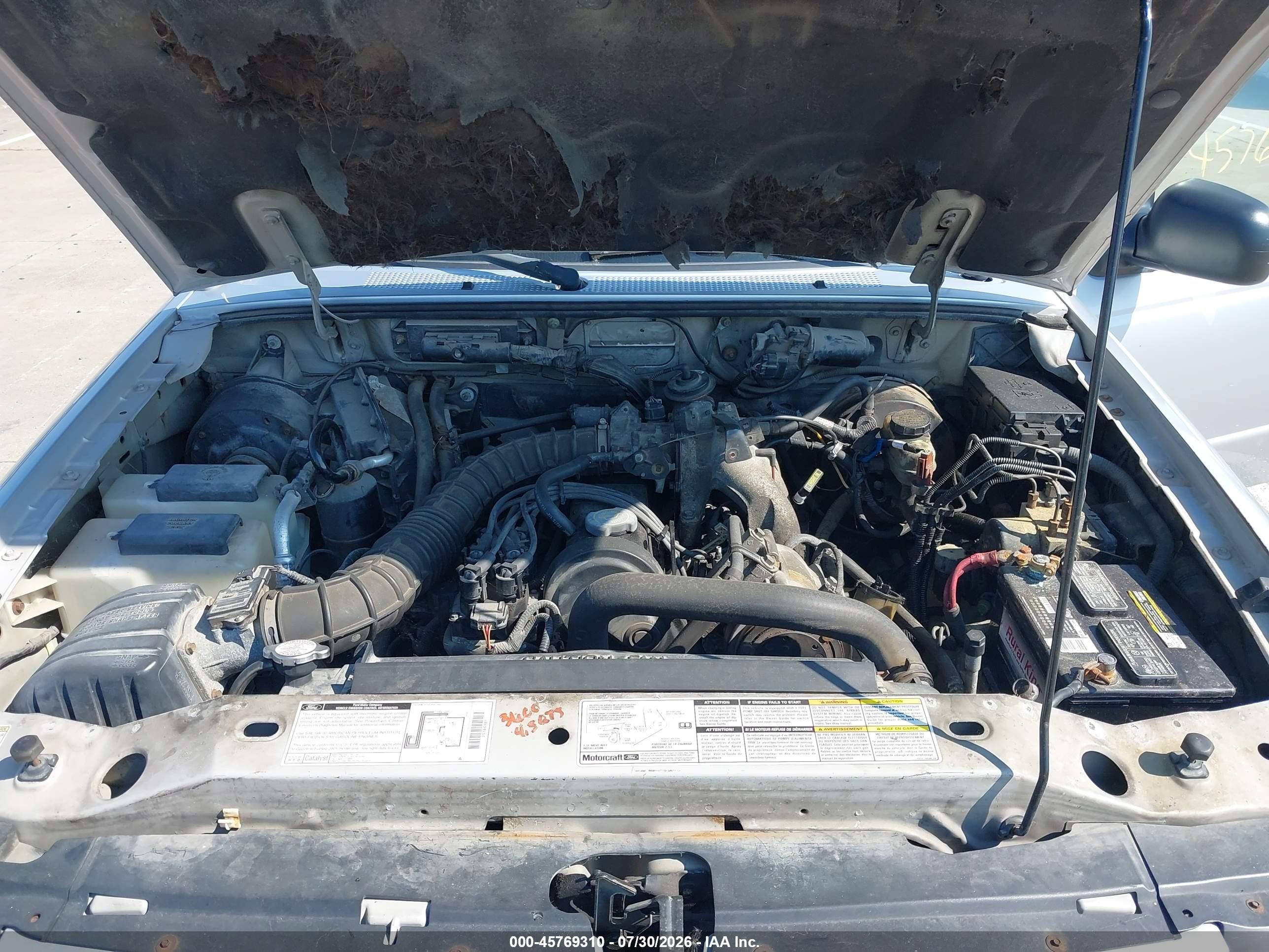 2001 Ford Ranger Xl/xlt Silver vin: 1FTYR10C11PA41562