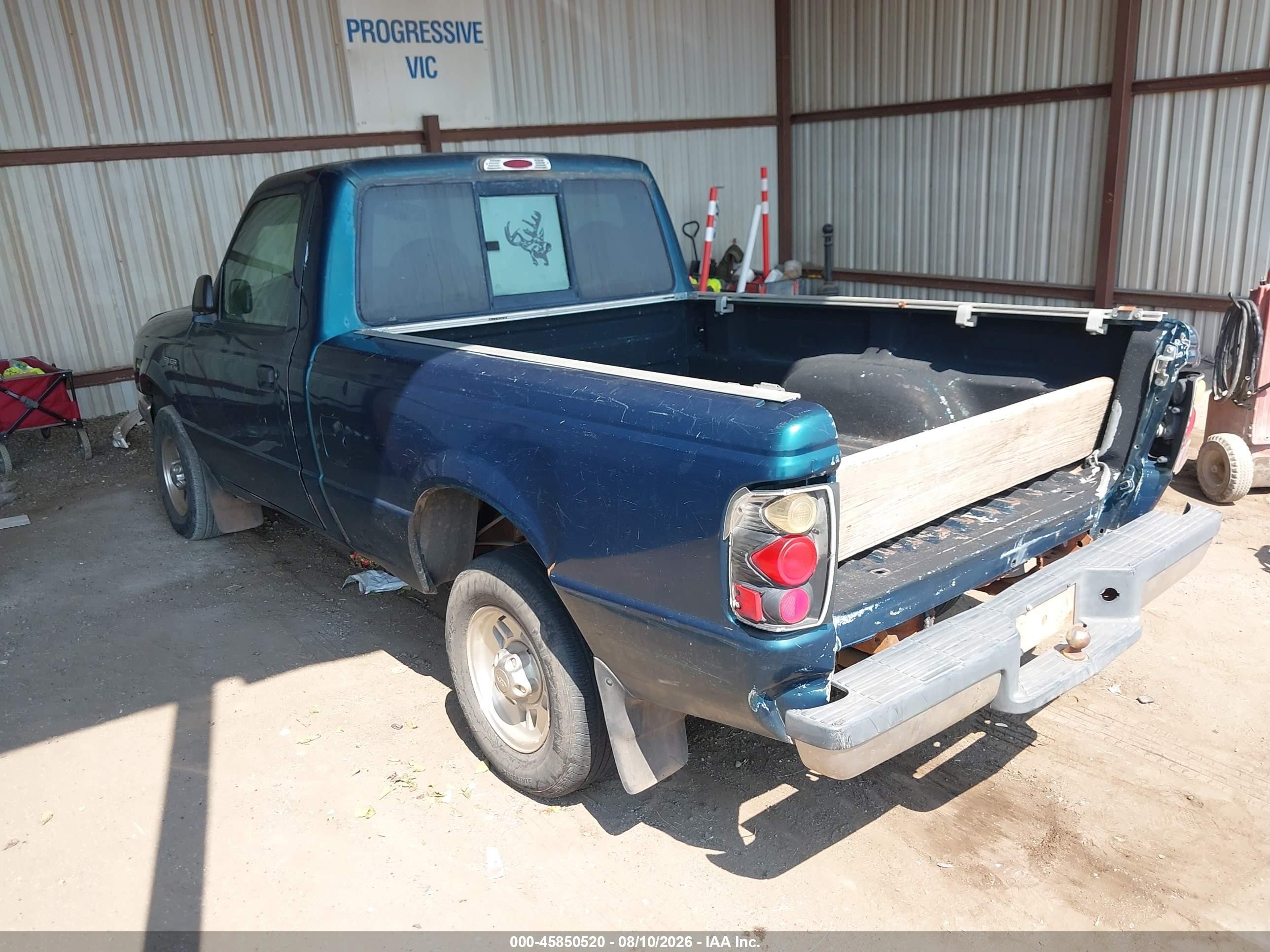 1998 Ford Ranger Splash/xl/xlt Green vin: 1FTYR10C1WUB62553